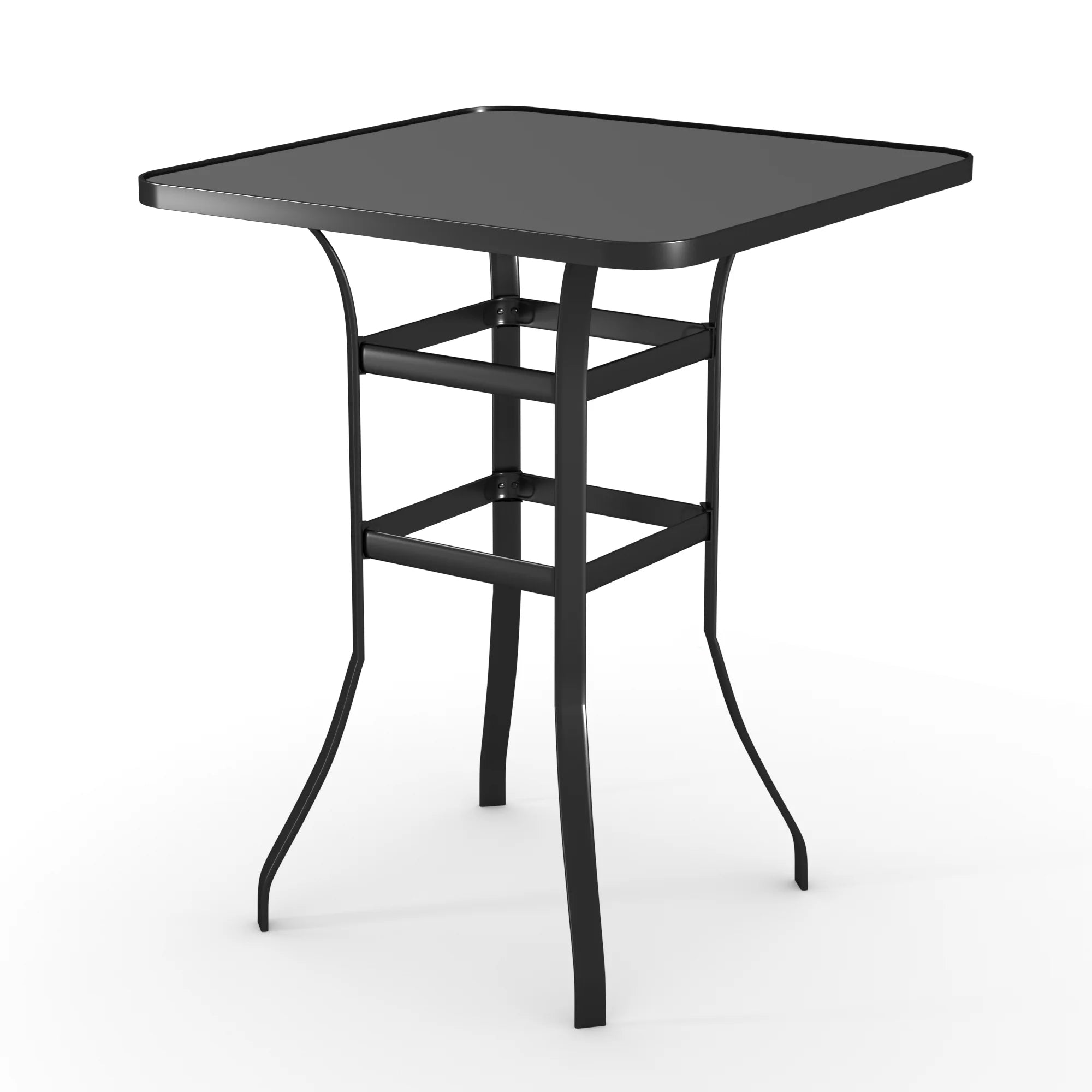 homall-bar-stool-bistro-set-bartisch-3-teilig-beige-metall image 8