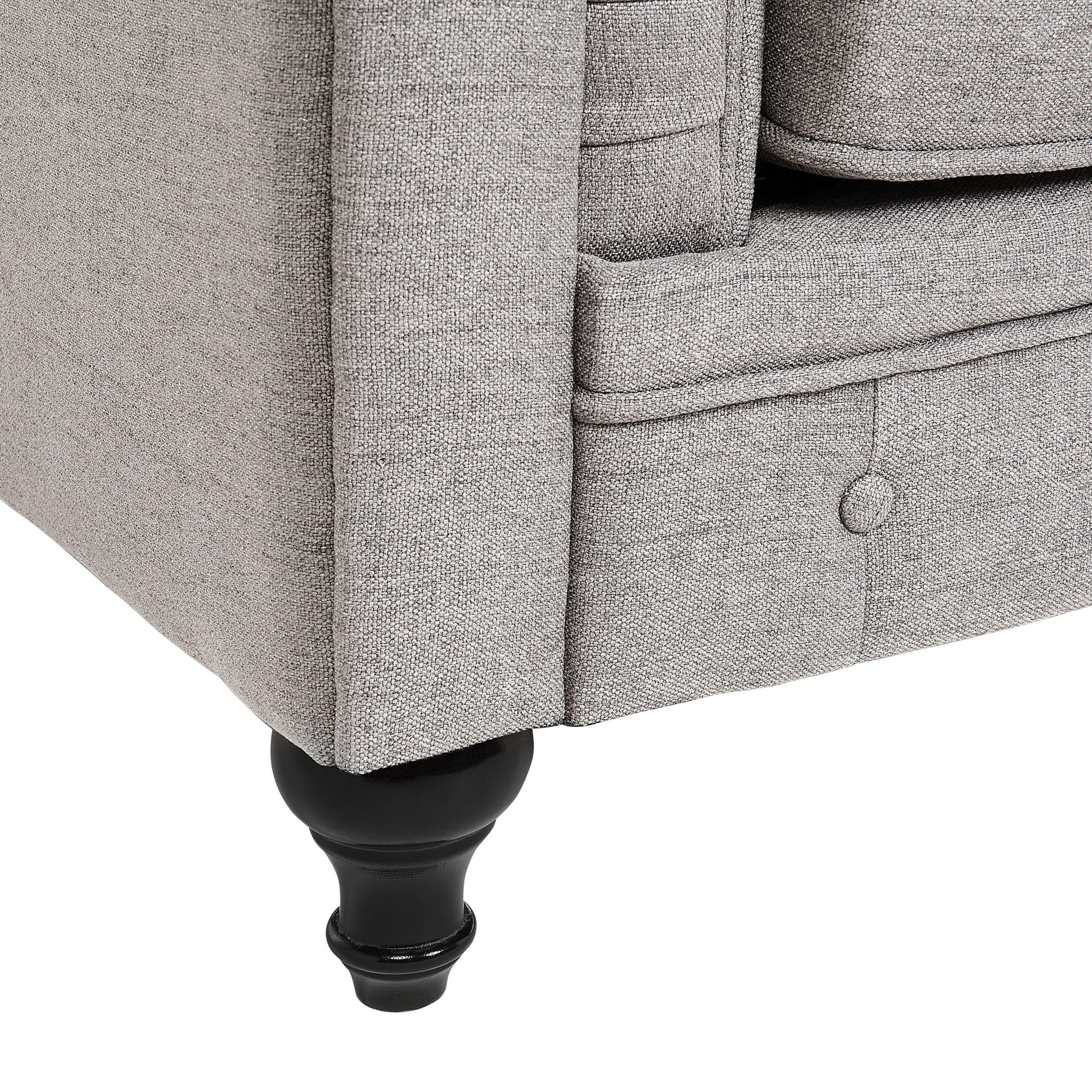 beliani-chesterfield-sessel-stoff-hellgrau-englischer-stil image 6