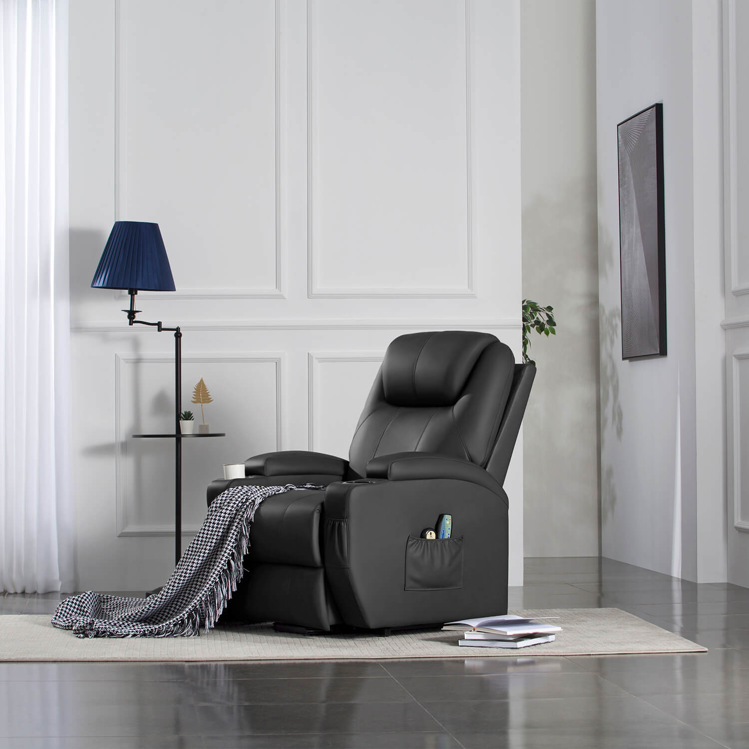 homall-recliner-aufstehsessel-kunstleder-schwarz-massage-heizung image 4