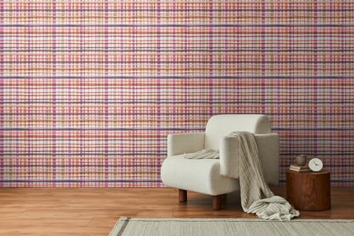 a-s-cr-ation-livingwalls-vliestapete-karo-beige-rosa-782241 image 8