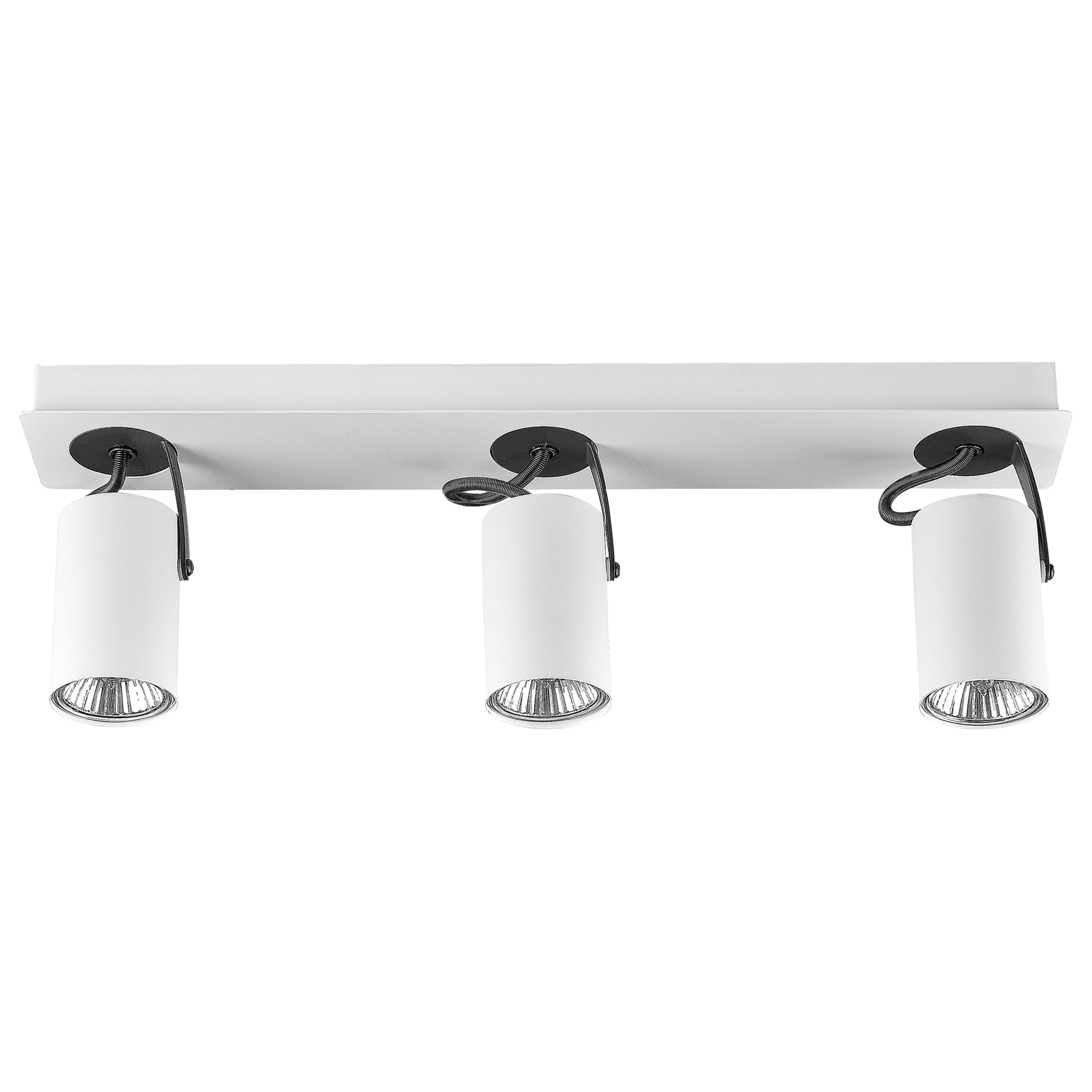 beliani-klip-deckenspot-3-flammig-wei-metall-schwenkbar image 5