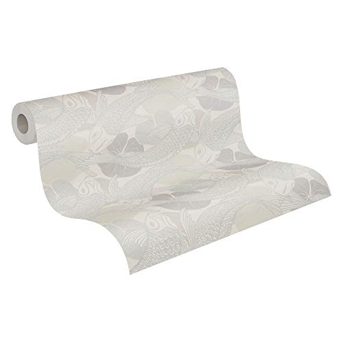 livingwalls-metropolitan-stories-37859-6-vliestapete-beige-koi image 7