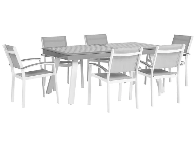 beliani-pereta-gartentisch-set-aluminium-6-st-hle-grau image 1
