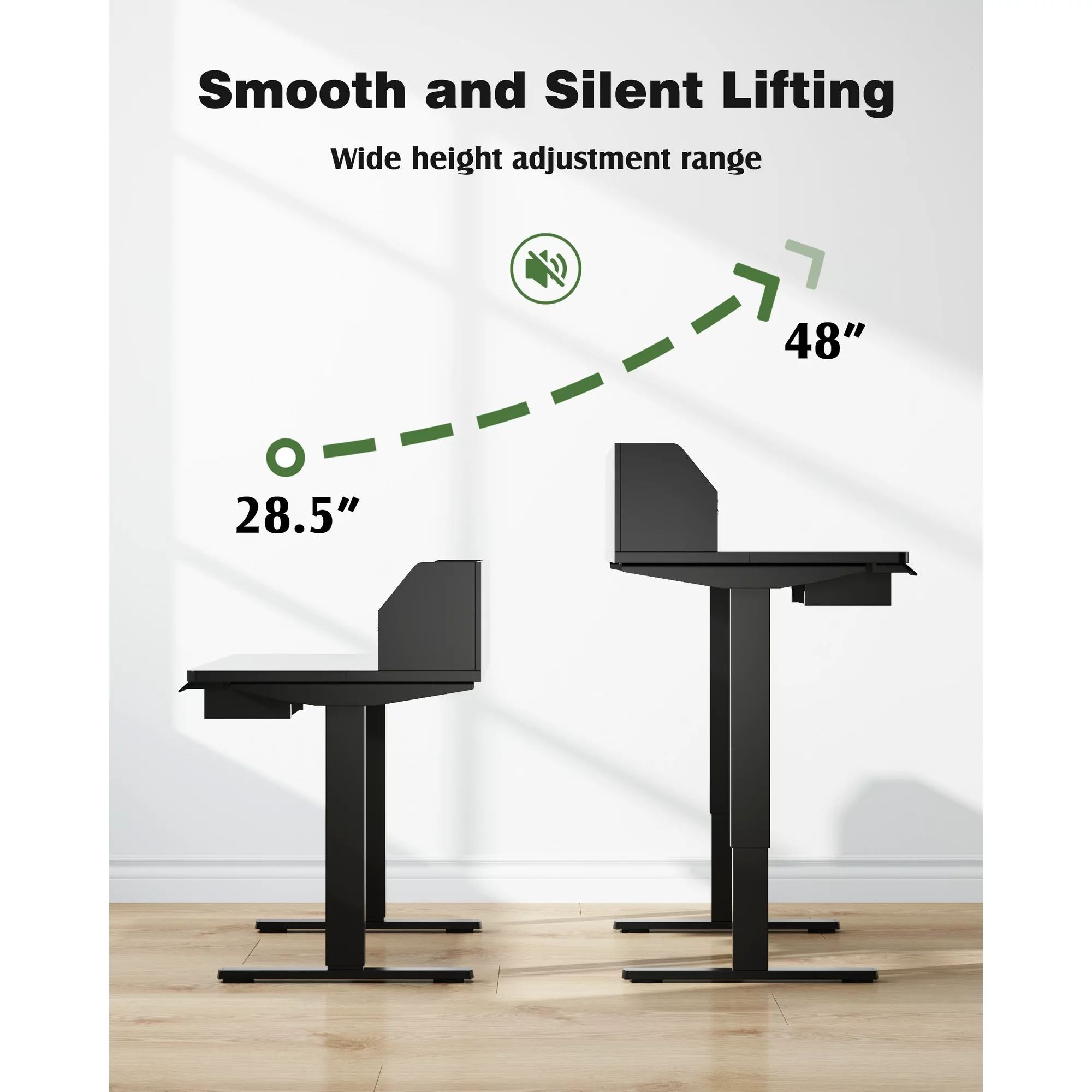 homall-standing-desk-stehschreibtisch-schwarz-140cm-elektrisch image 7
