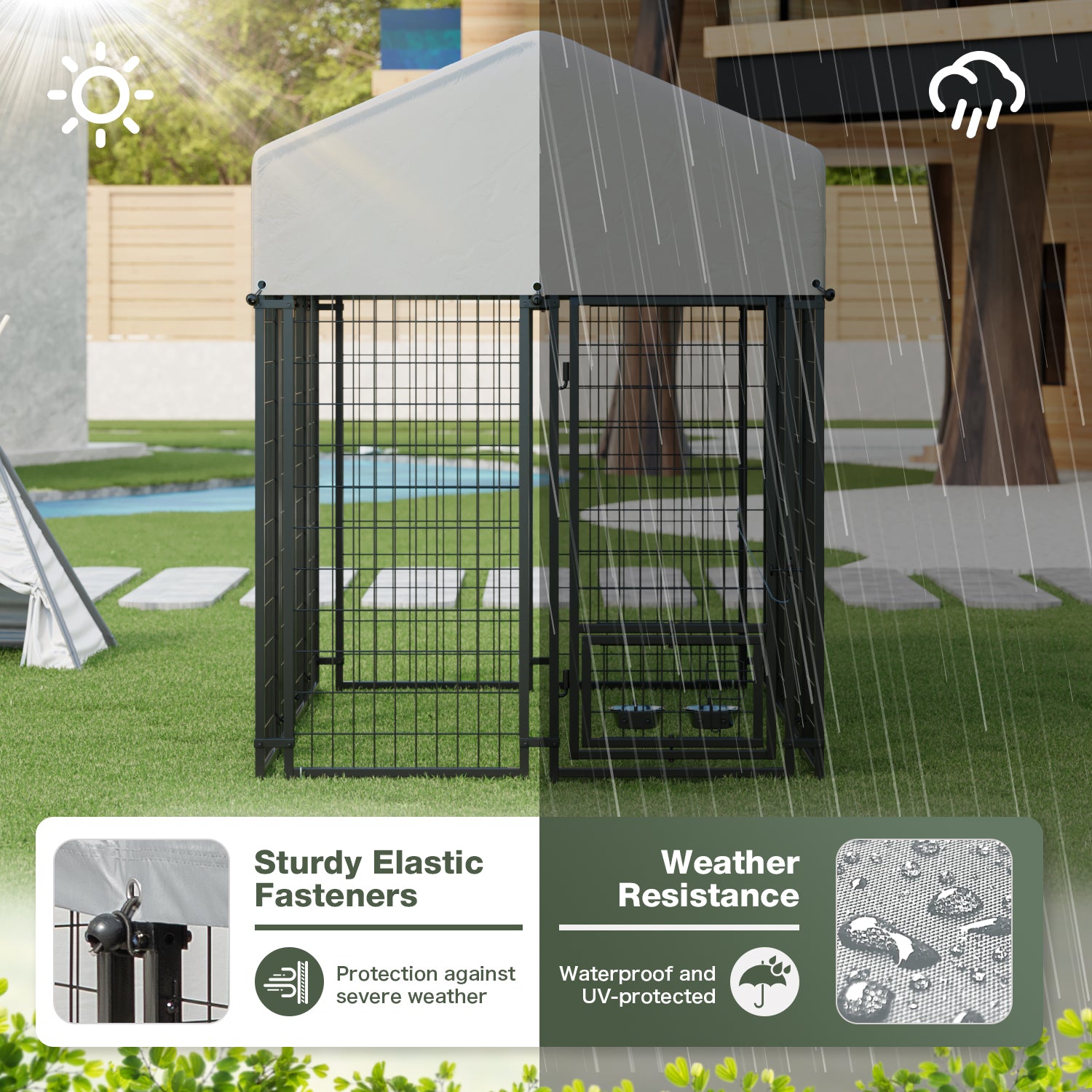 homall-patio-furniture-hundezwinger-large-outdoor-metall-mit-dach image 4