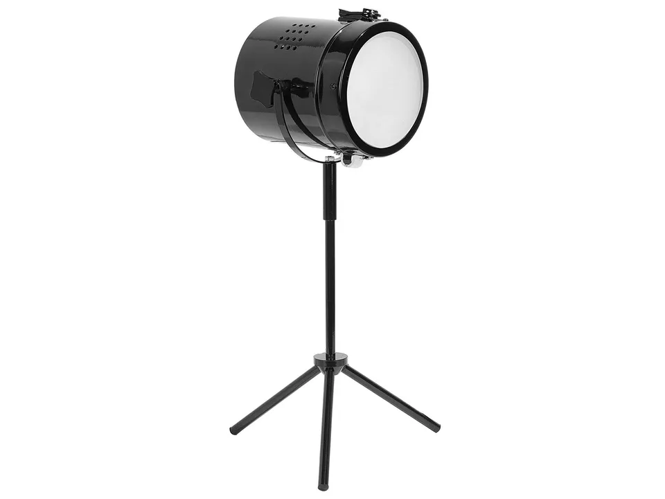 beliani-henares-tischleuchte-schwarz-metall-e27 image 1