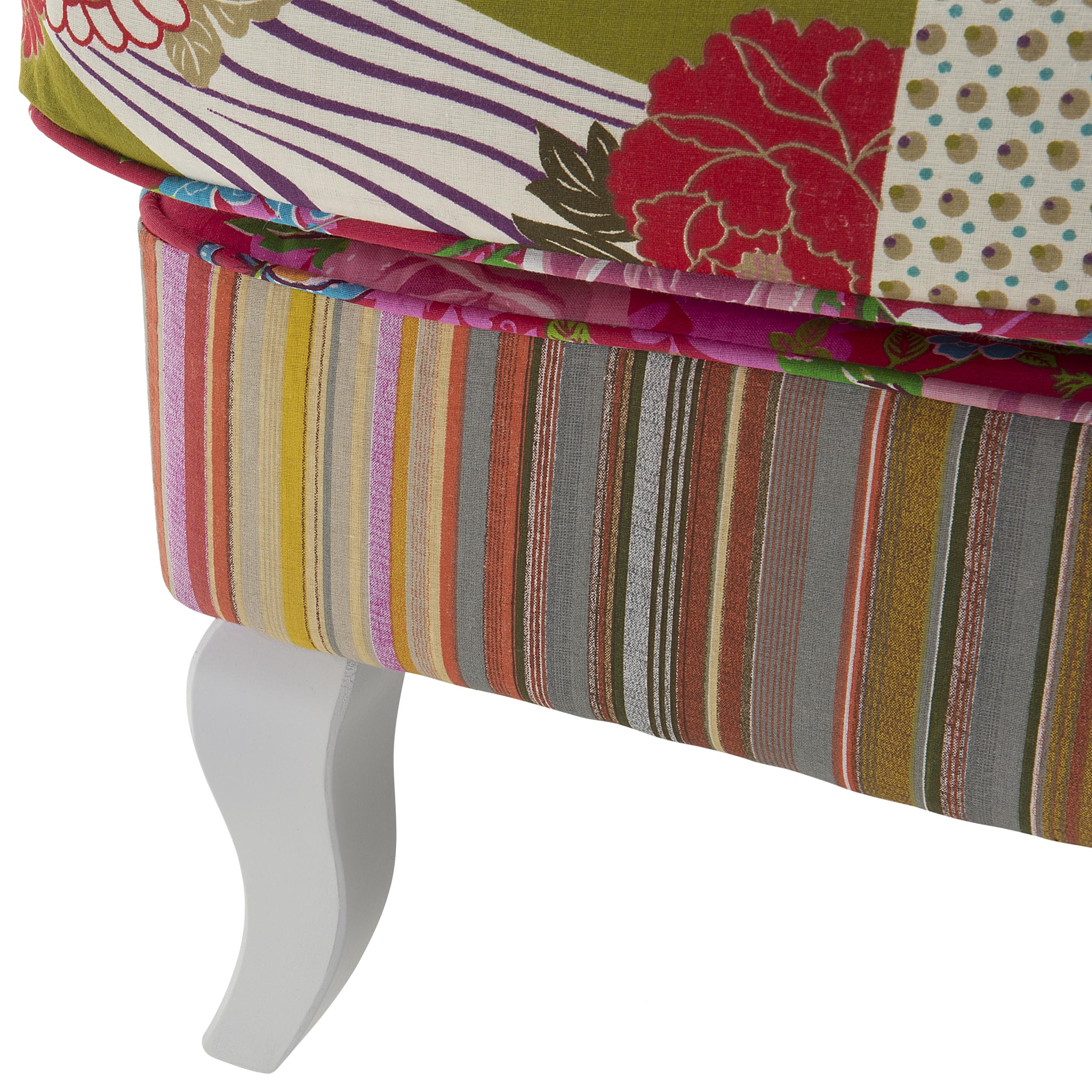 beliani-molde-ohrensessel-patchwork-fuchsia-stoff-holzbeine image 7