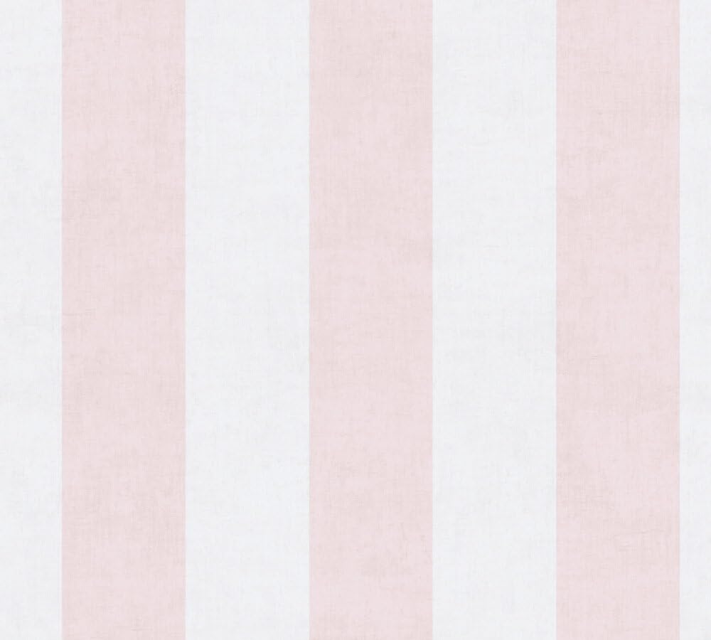a-s-cr-ation-lilly-luis-streifentapete-creme-rosa image 3