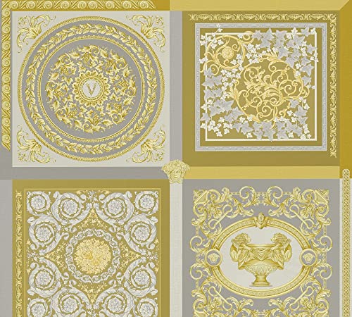 a-s-cr-ation-versace-387045-vliestapete-gold-grau-barock-10-05x0-70m image 6