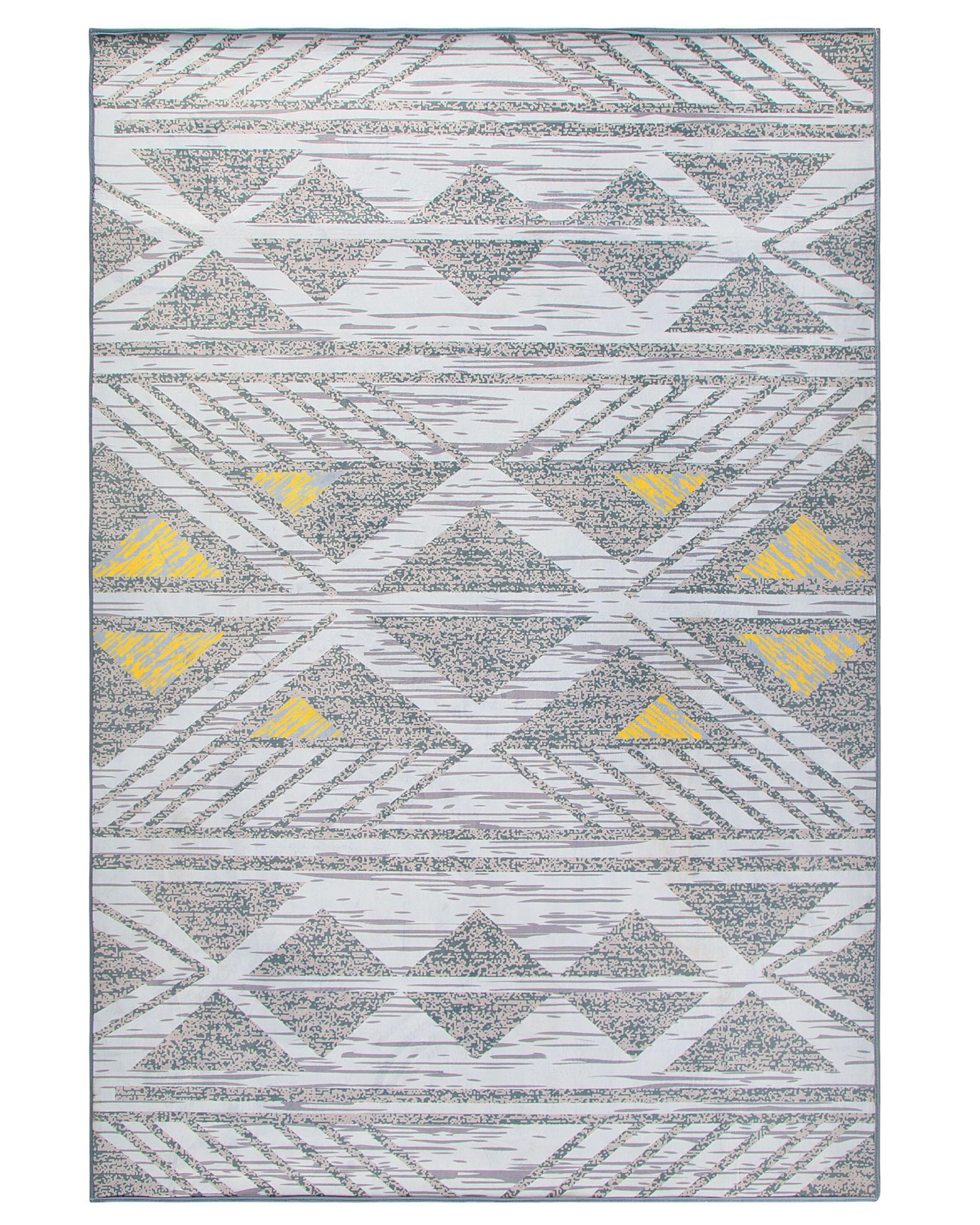 beliani-kargi-teppich-grau-gelb-140x200-geometrisch image 7