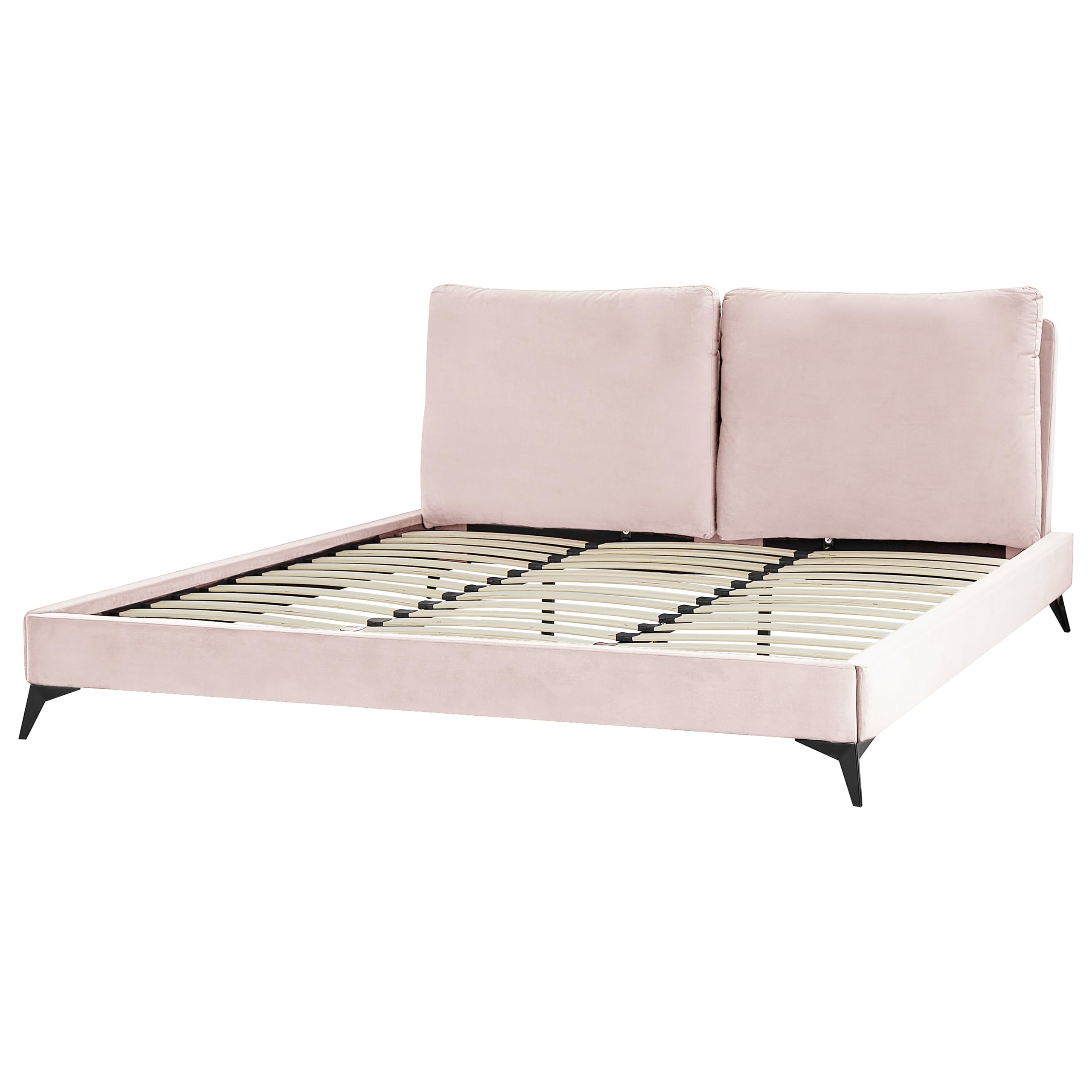 beliani-melle-polsterbett-samt-rosa-180x200-cm image 6