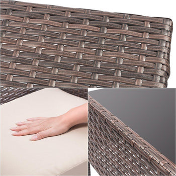 homall-patio-set-rattan-lounge-4-tlg-braun-mit-glastisch image 3