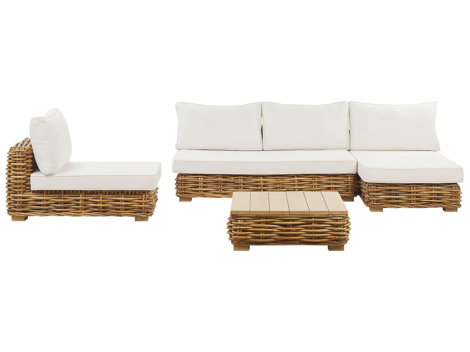 beliani-varallo-lounge-set-rattan-natur-4-personen-cremewei image 1