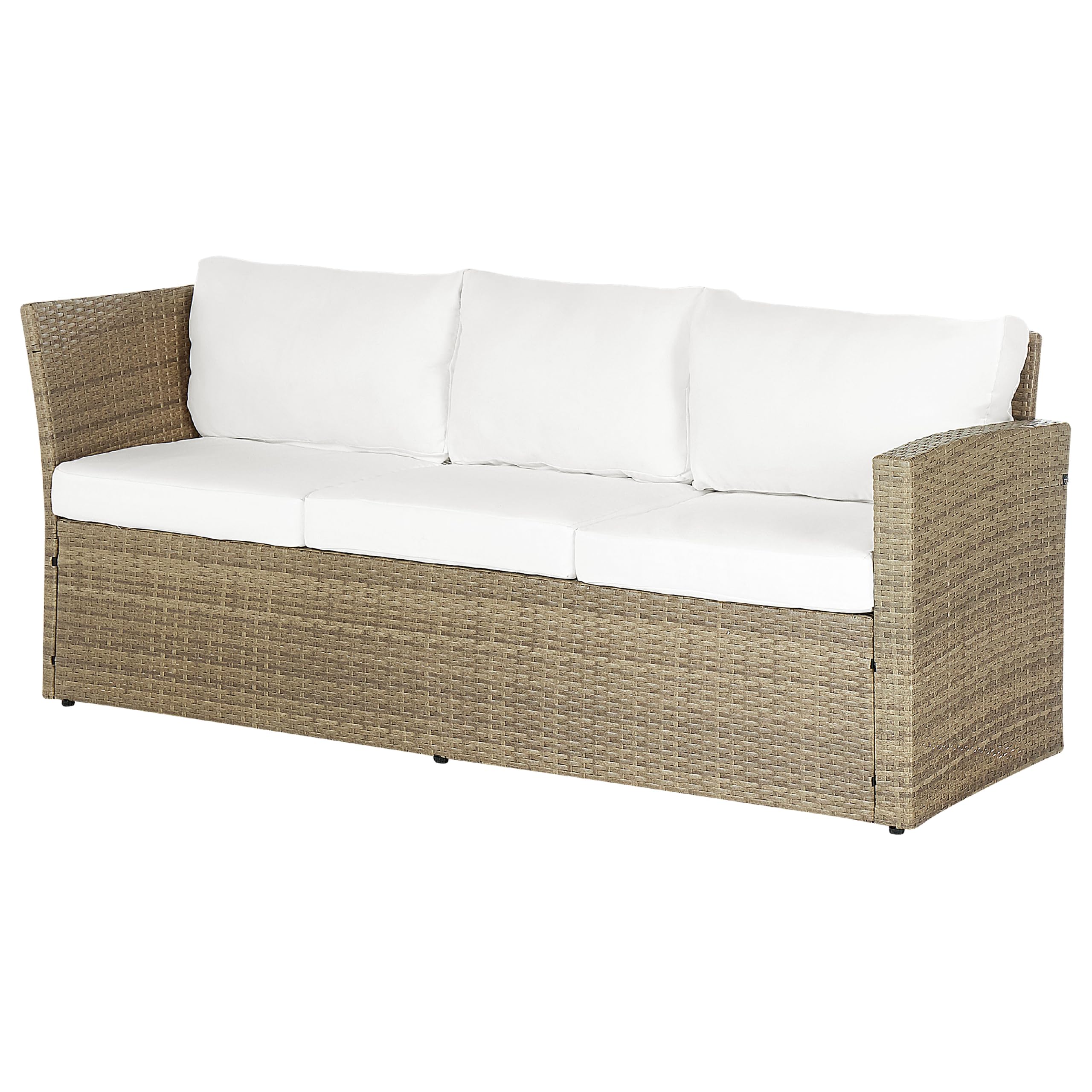 beliani-bardi-lounge-set-5-sitzer-braun-polyrattan-wei-e-kissen image 6