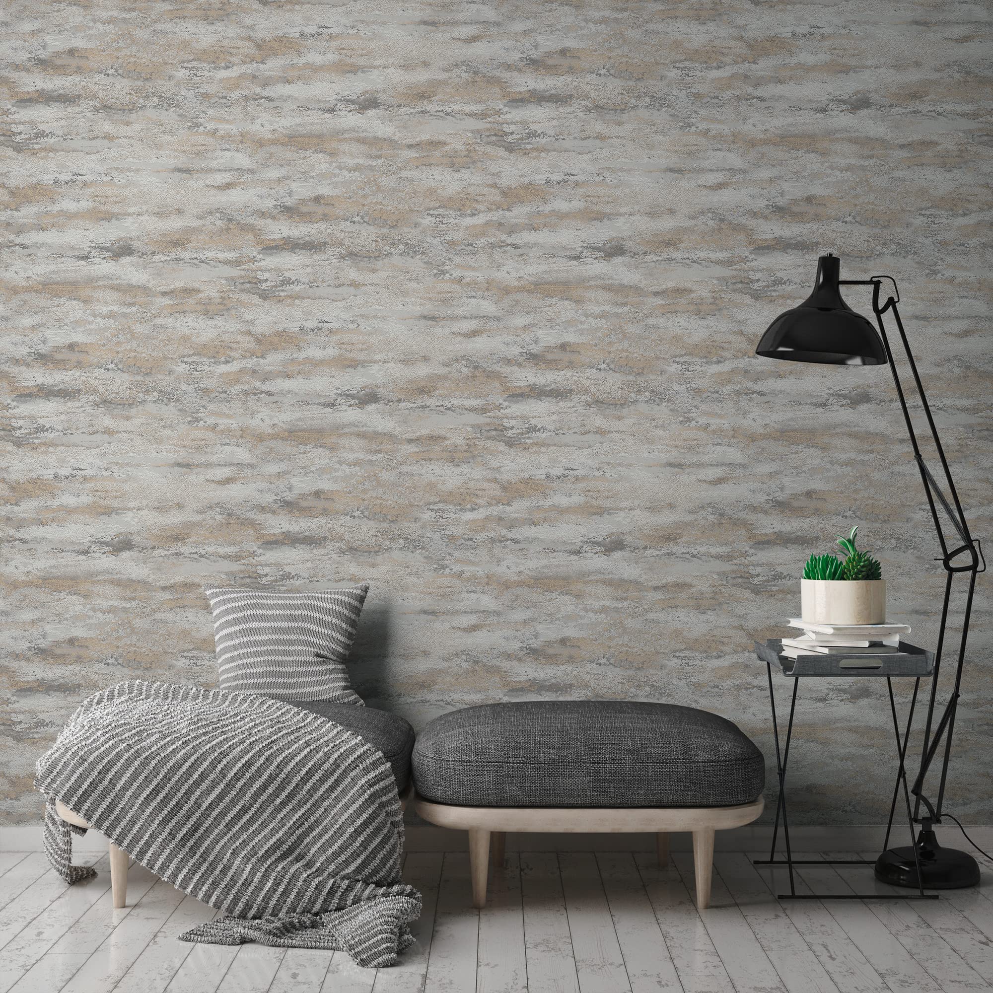 a-s-cr-ation-terra-390415-vliestapete-creme-putzoptik image 5