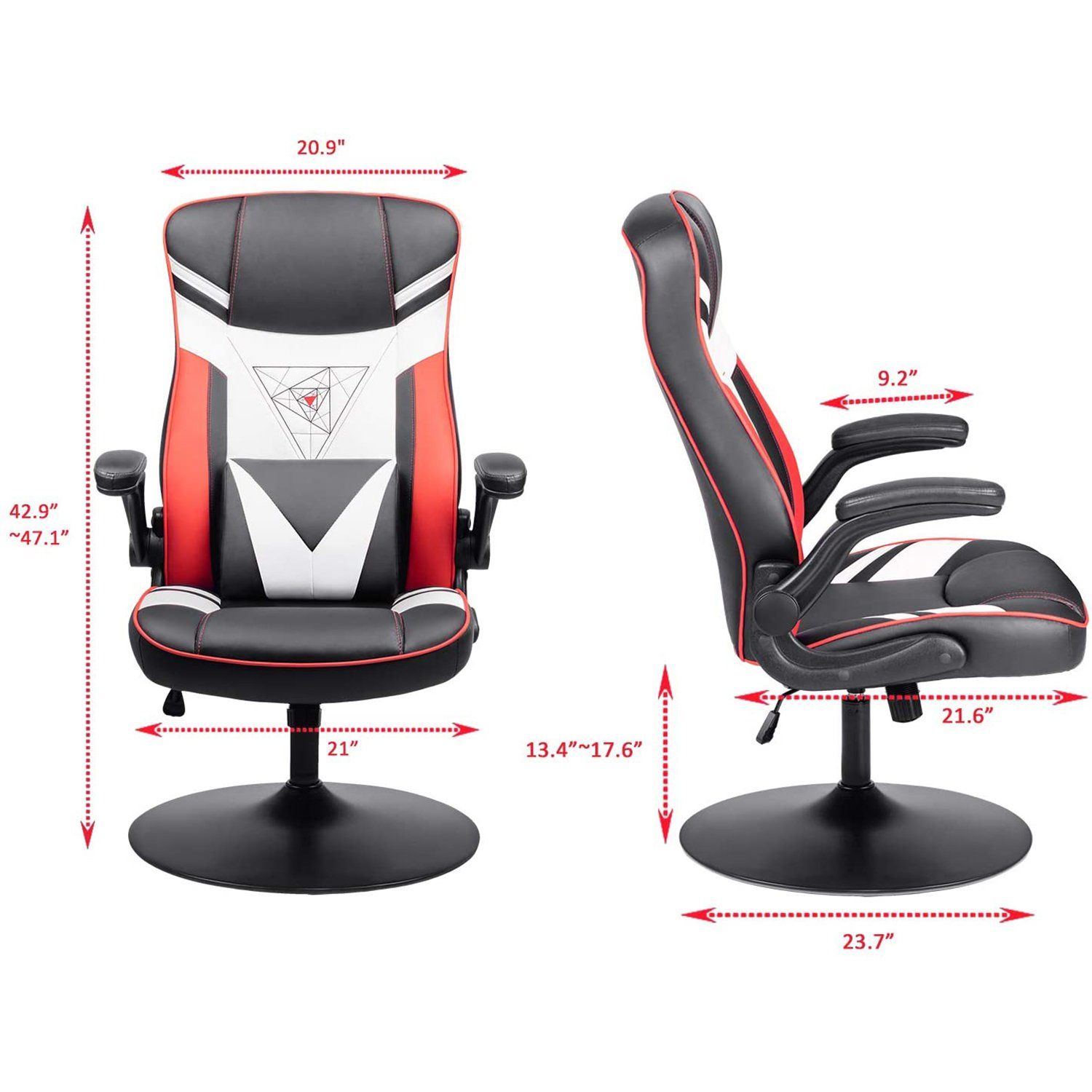 homall-gaming-chair-gaming-stuhl-wei-schaukel-kunstleder image 7