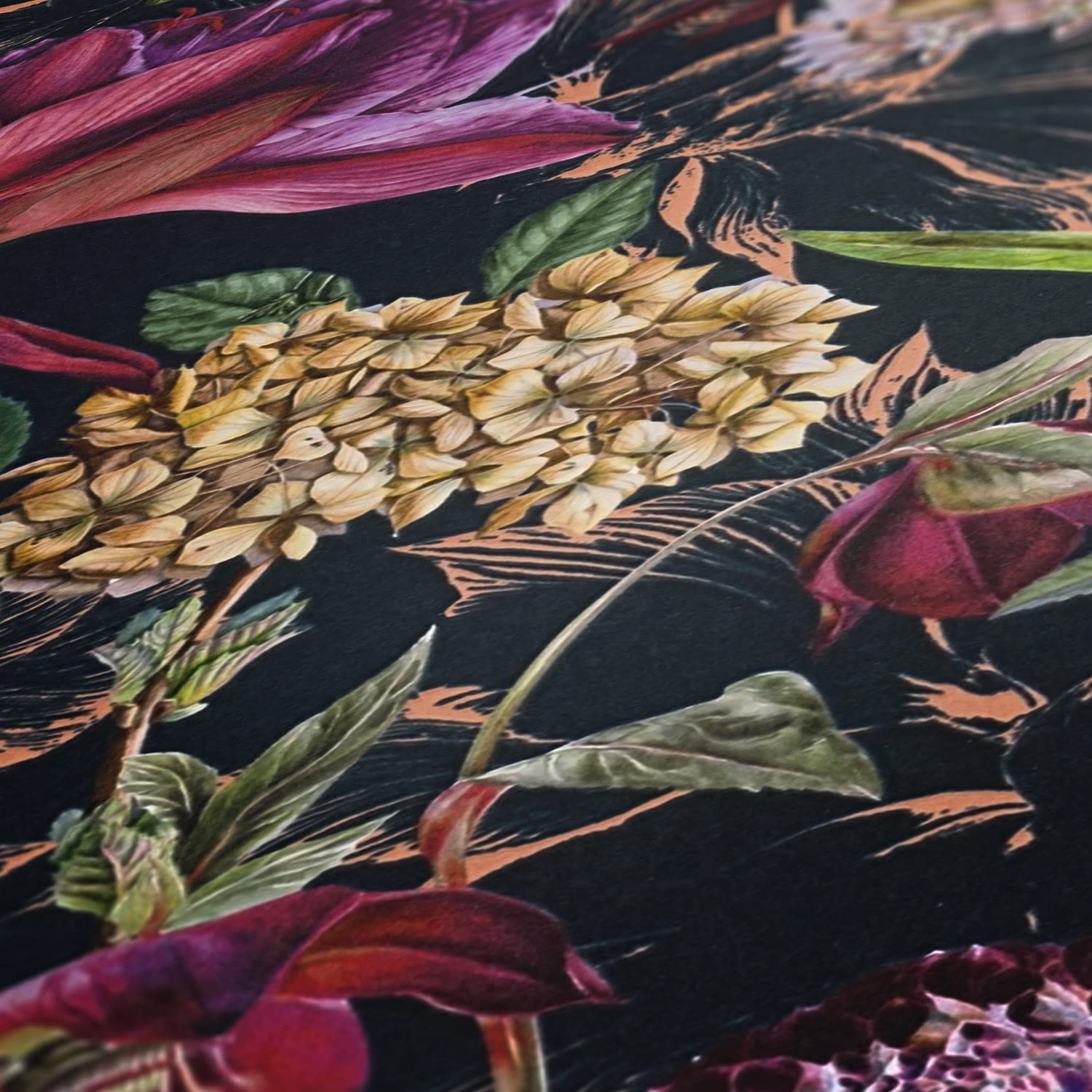 a-s-cr-ation-381756-vliestapete-blumentapete-dunkelgr-n-schwarz image 3