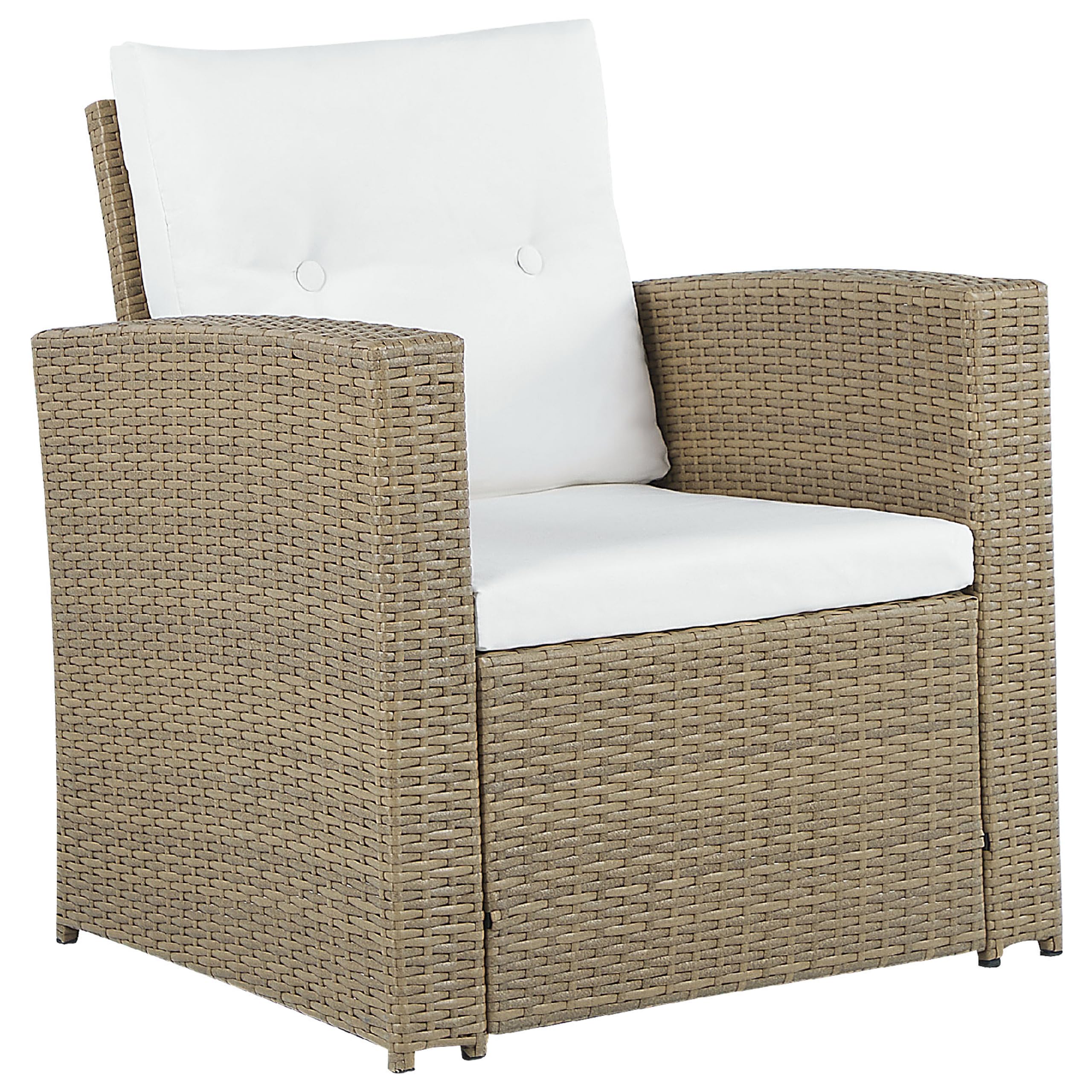 beliani-luca-gartenset-rattan-natur-cremewei-4-personen image 7