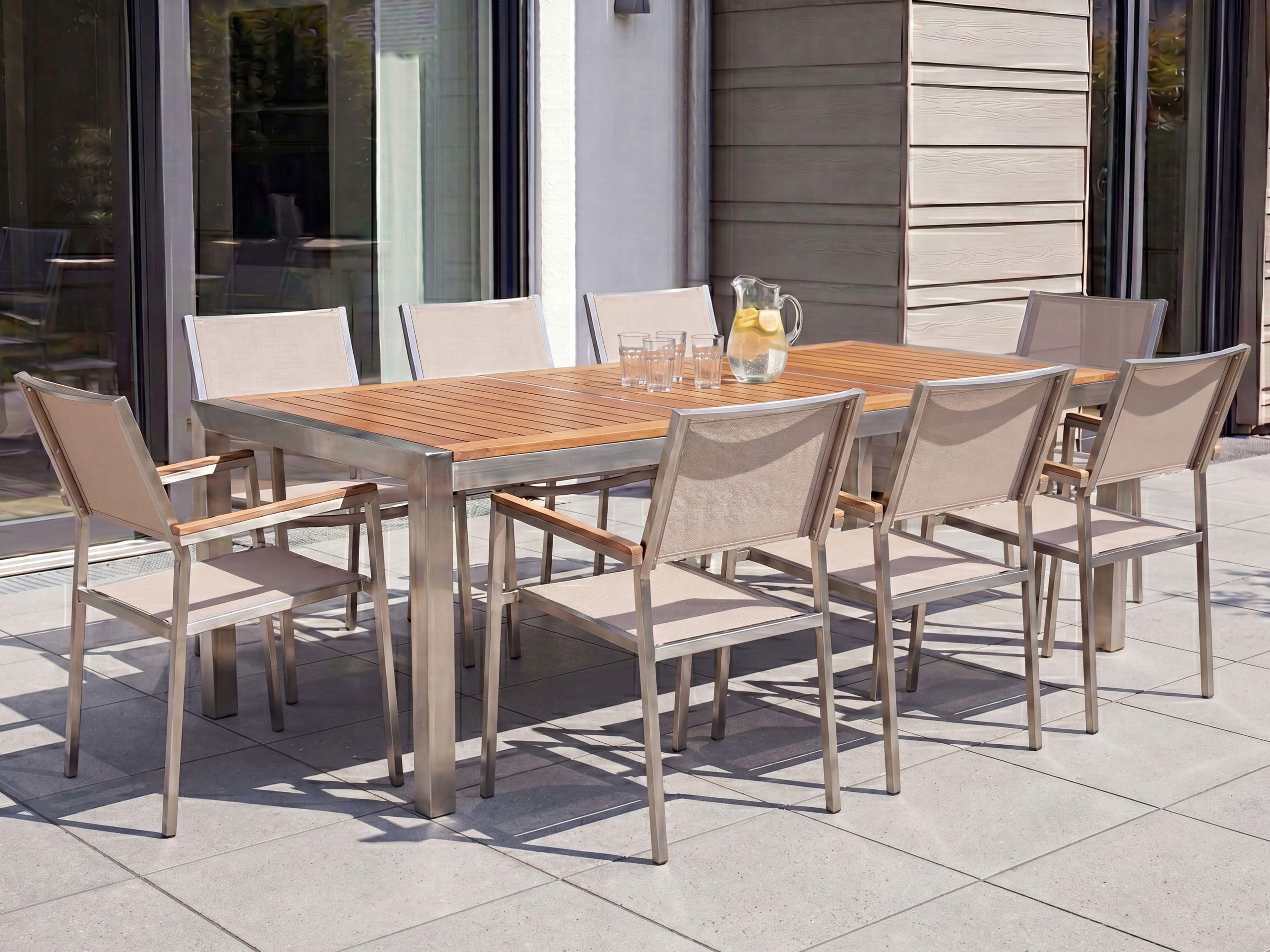 beliani-grosseto-gartenm-bel-set-eukalyptus-beige-8-st-hle-220cm image 2