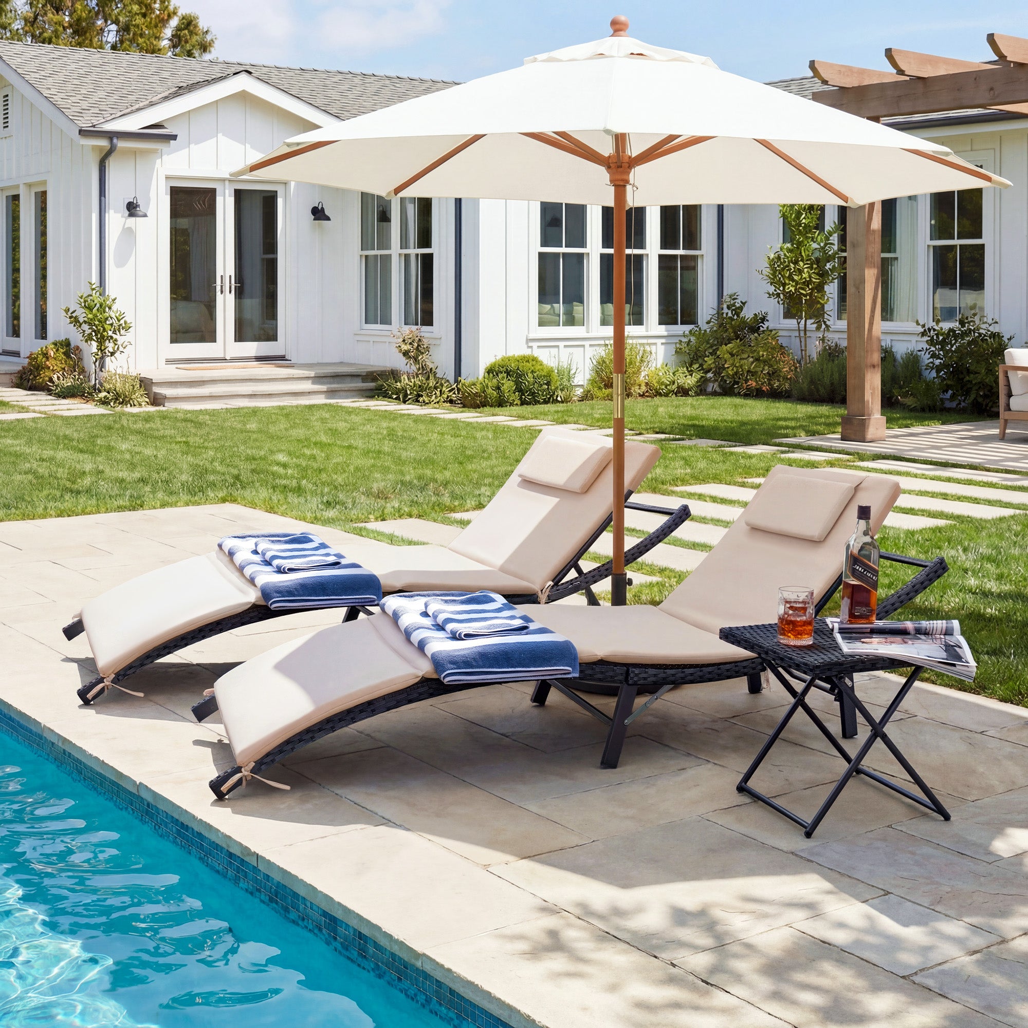 homall-patio-furniture-rattan-liegestuhl-set-beige-3-teilig image 4
