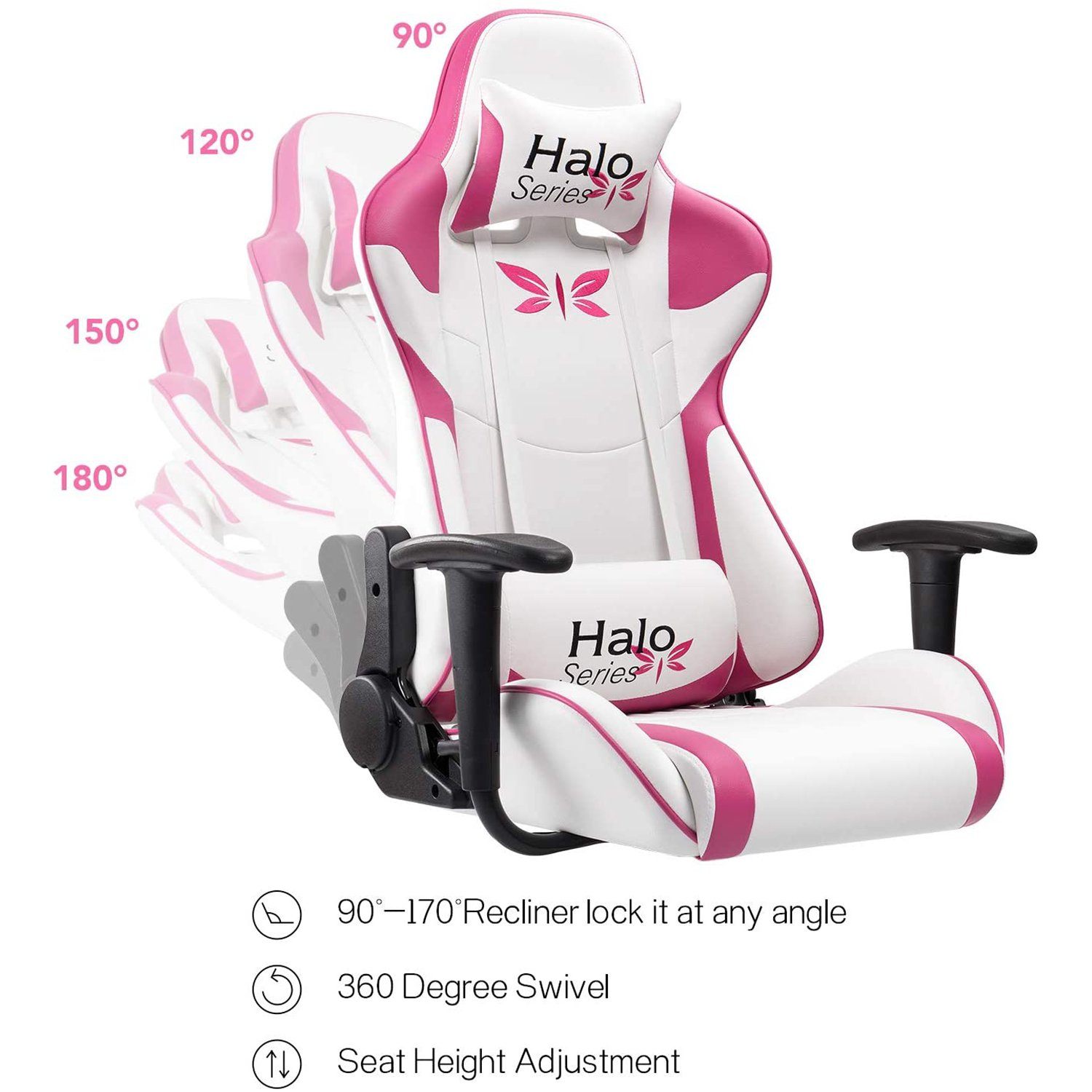 homall-gaming-chair-gamingstuhl-wei-pink-halo-mit-kissen image 5