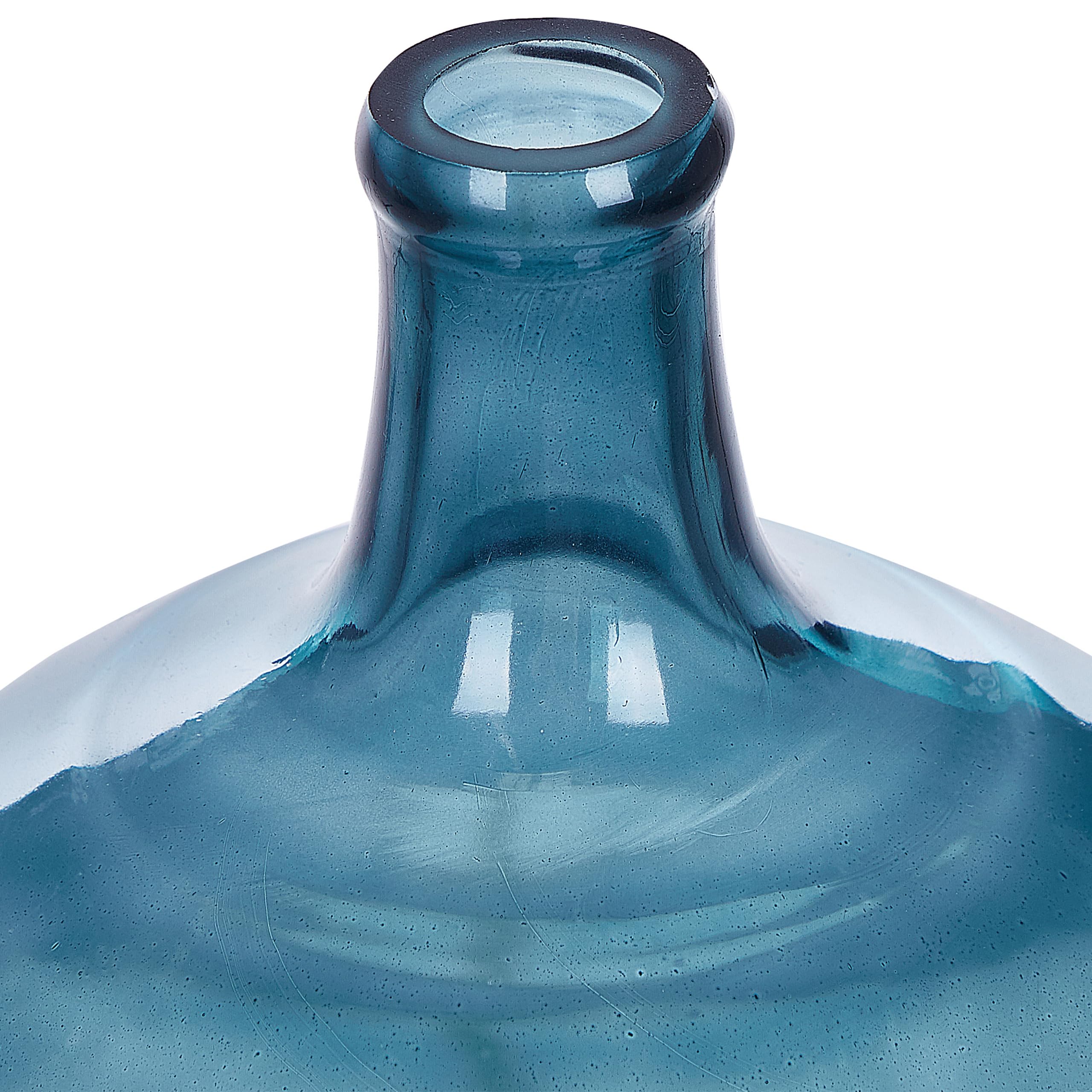 beliani-chappathi-dekovase-glas-blau-31-cm-handgefertigt image 5