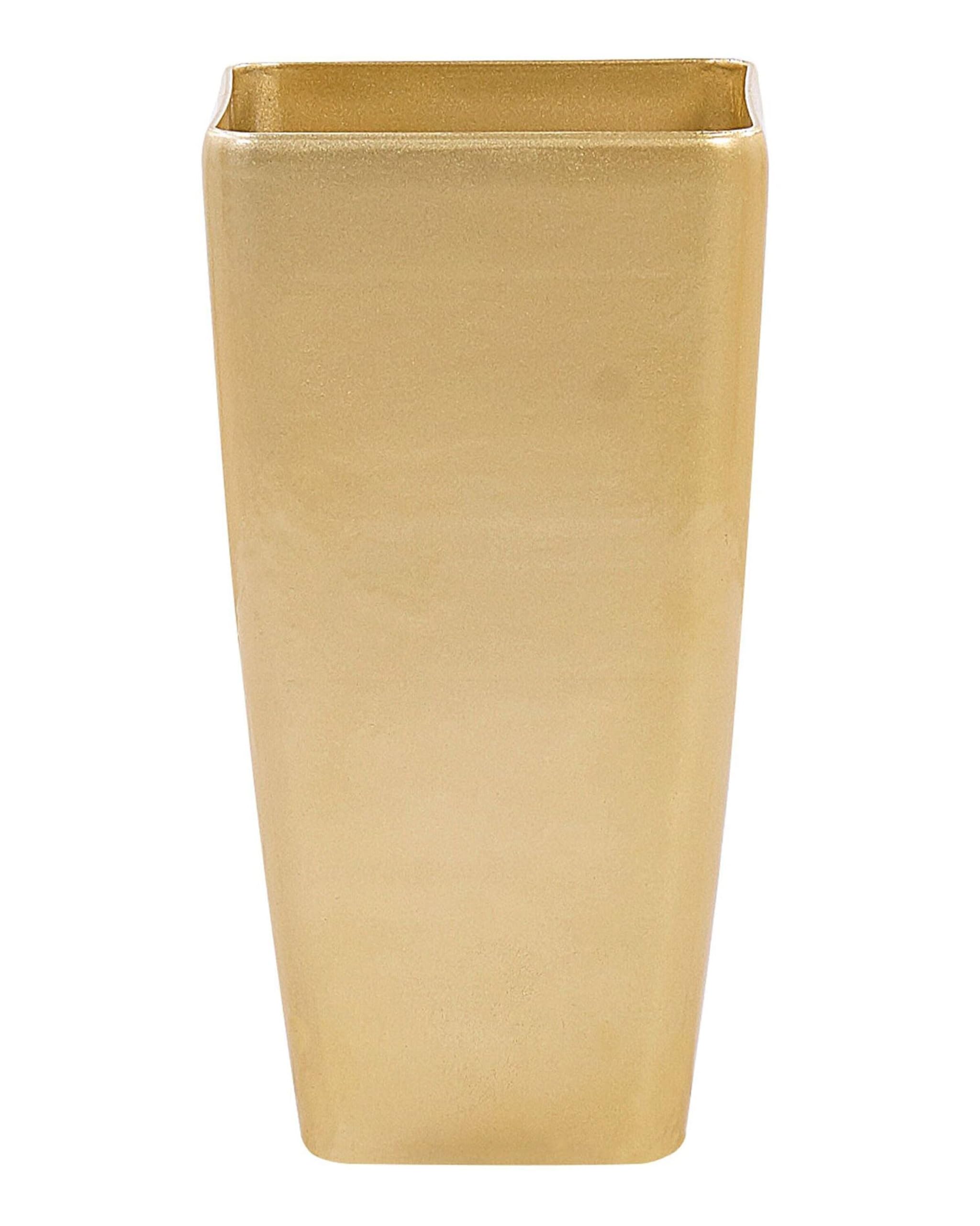beliani-modi-blumentopf-gold-30x30x57-cm-35-l image 1