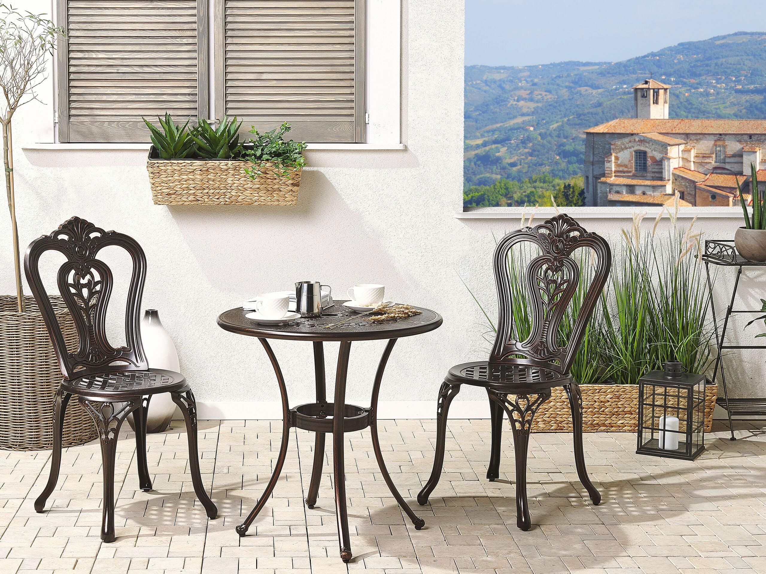 beliani-bovino-bistro-set-aluminium-braun-tisch-2-st-hle-vintage image 2