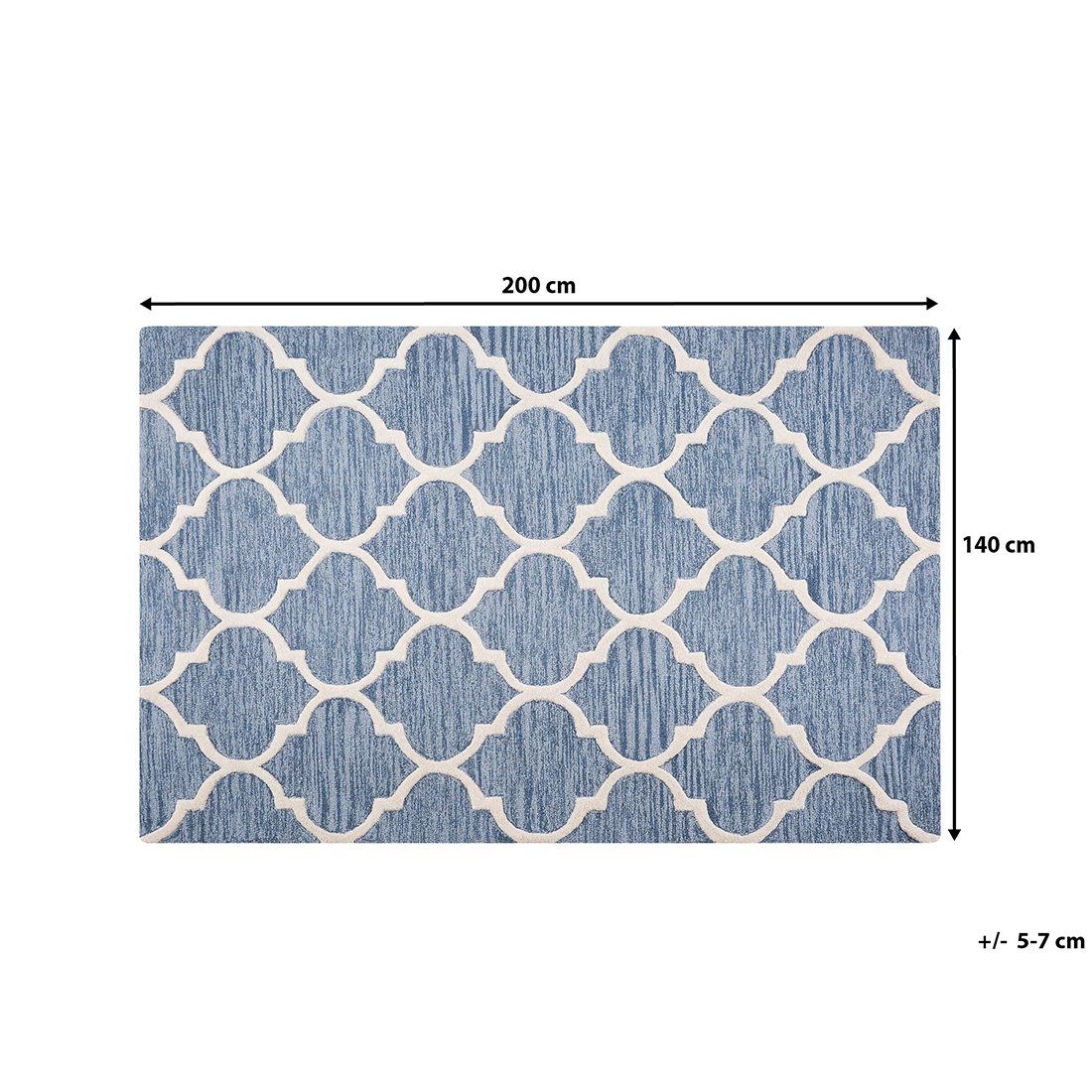 beliani-yalova-teppich-140x200-hellblau-wolle image 8