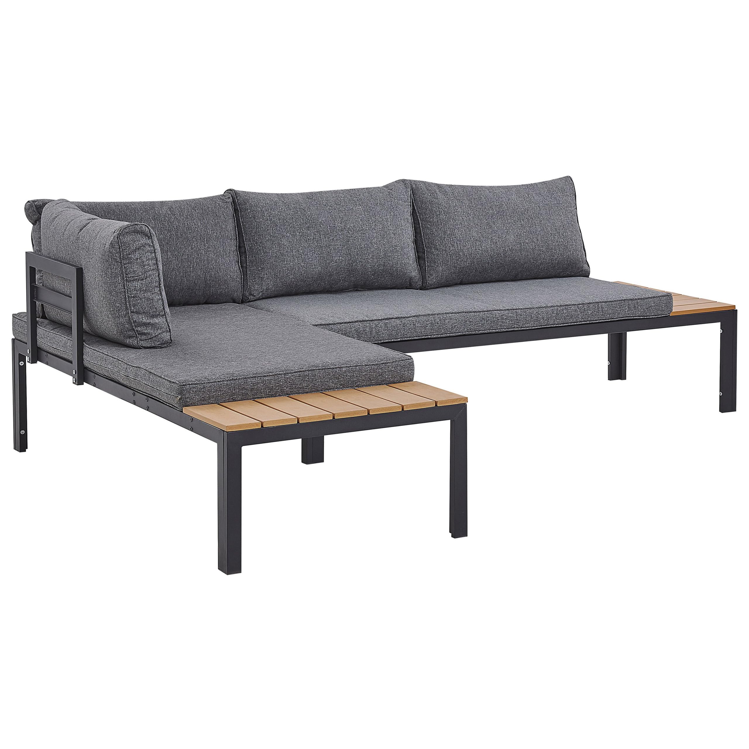 beliani-pienza-ii-gartenlounge-set-4-sitzer-schwarz-grau-ecksofa image 6