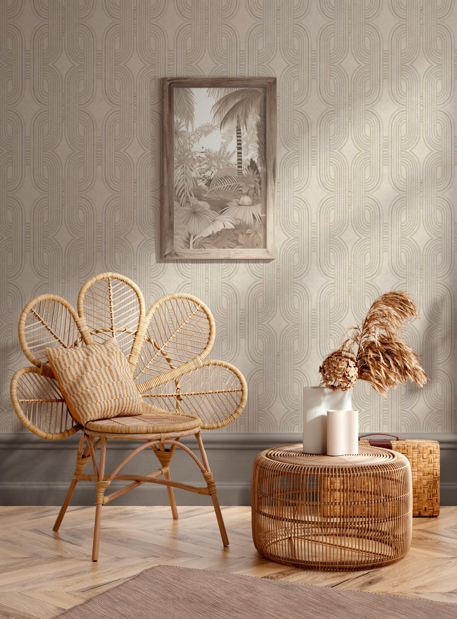 a-s-cr-ation-3d-vliestapete-grafik-399371-beige-metallic image 8