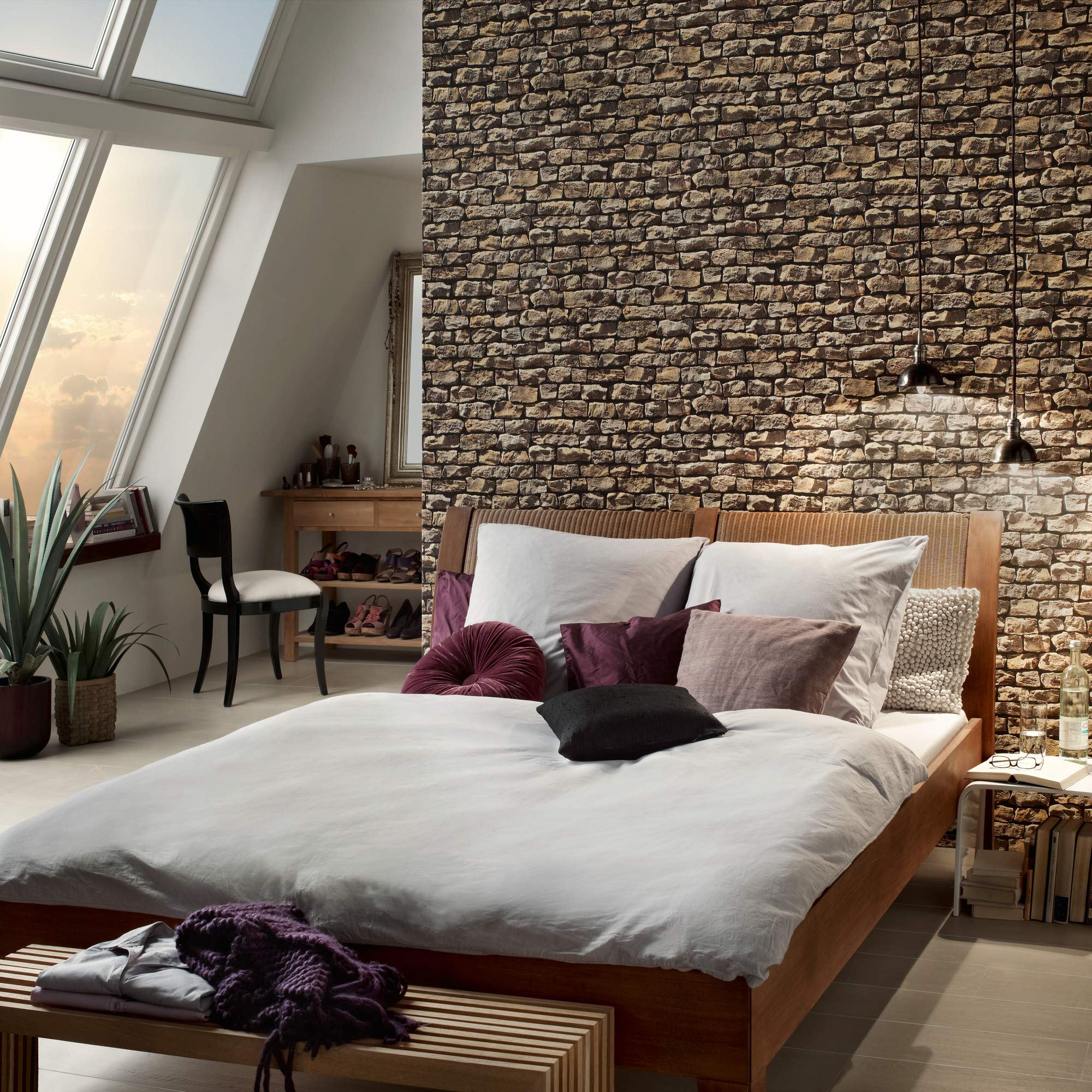 a-s-cr-ation-wood-n-stone-9079-12-vliestapete-beige-braun image 3