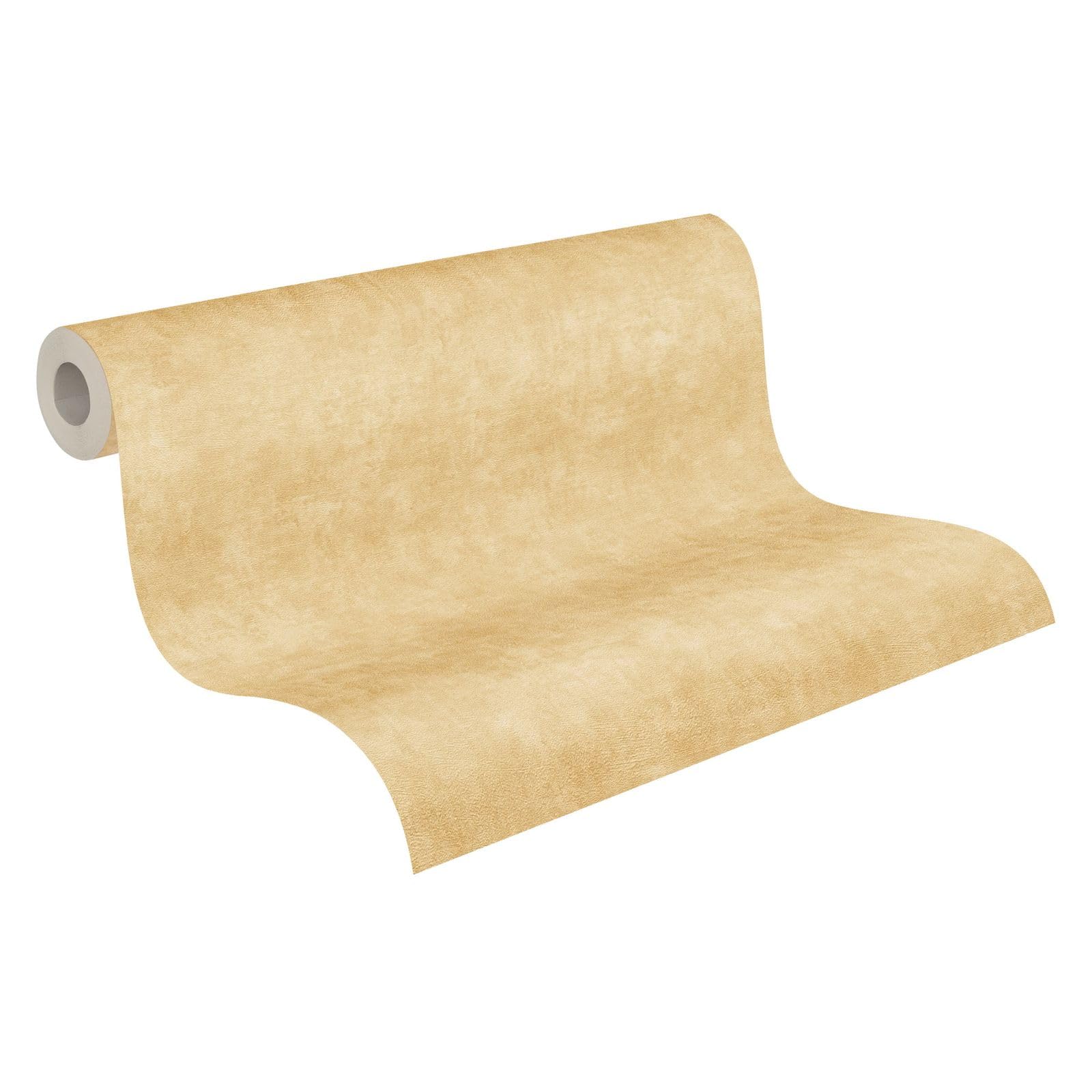 a-s-cr-ation-389227-vliestapete-uni-gelb-gold-10-05x0-53-m image 5