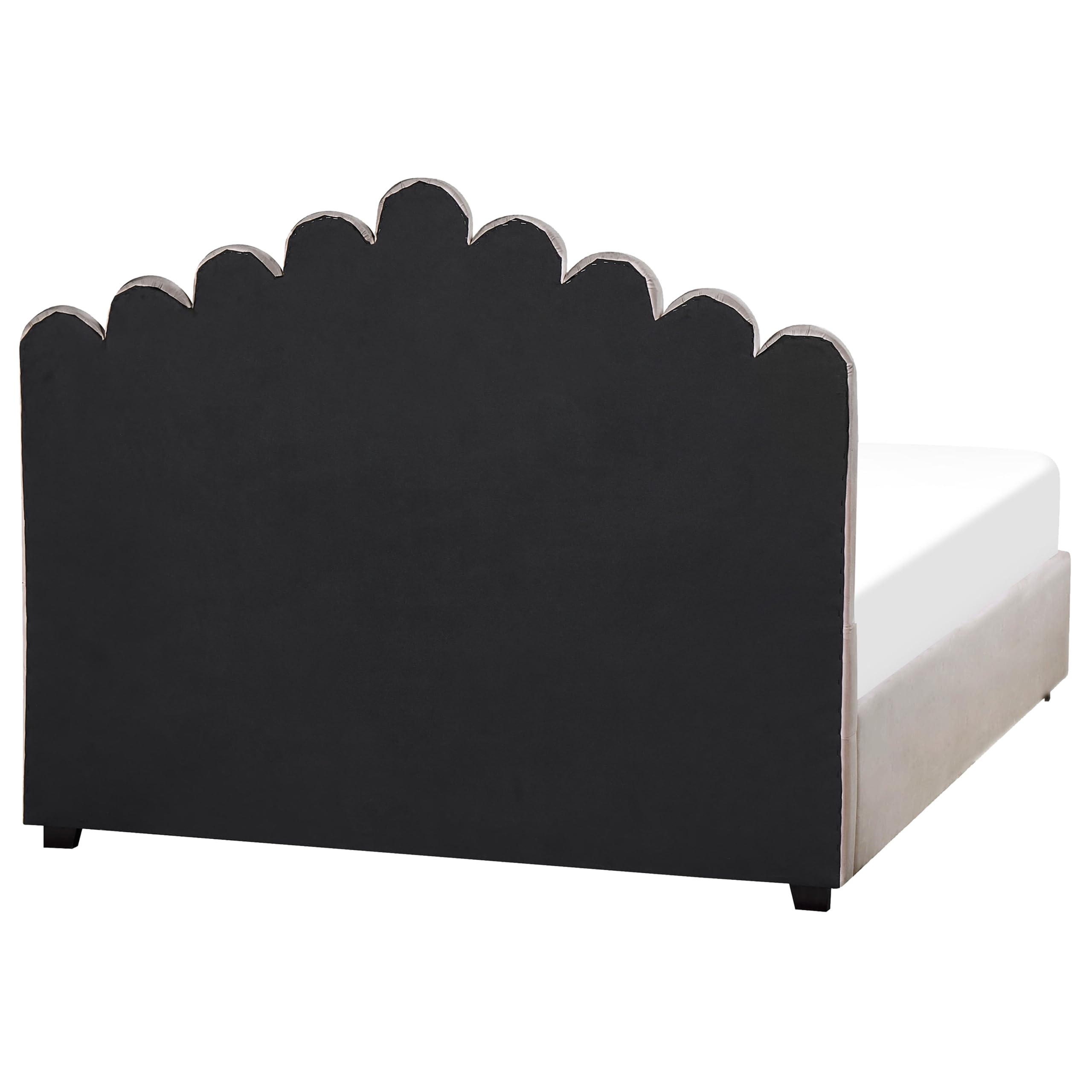 beliani-vincennes-polsterbett-samt-taupe-160x200-muschel image 7