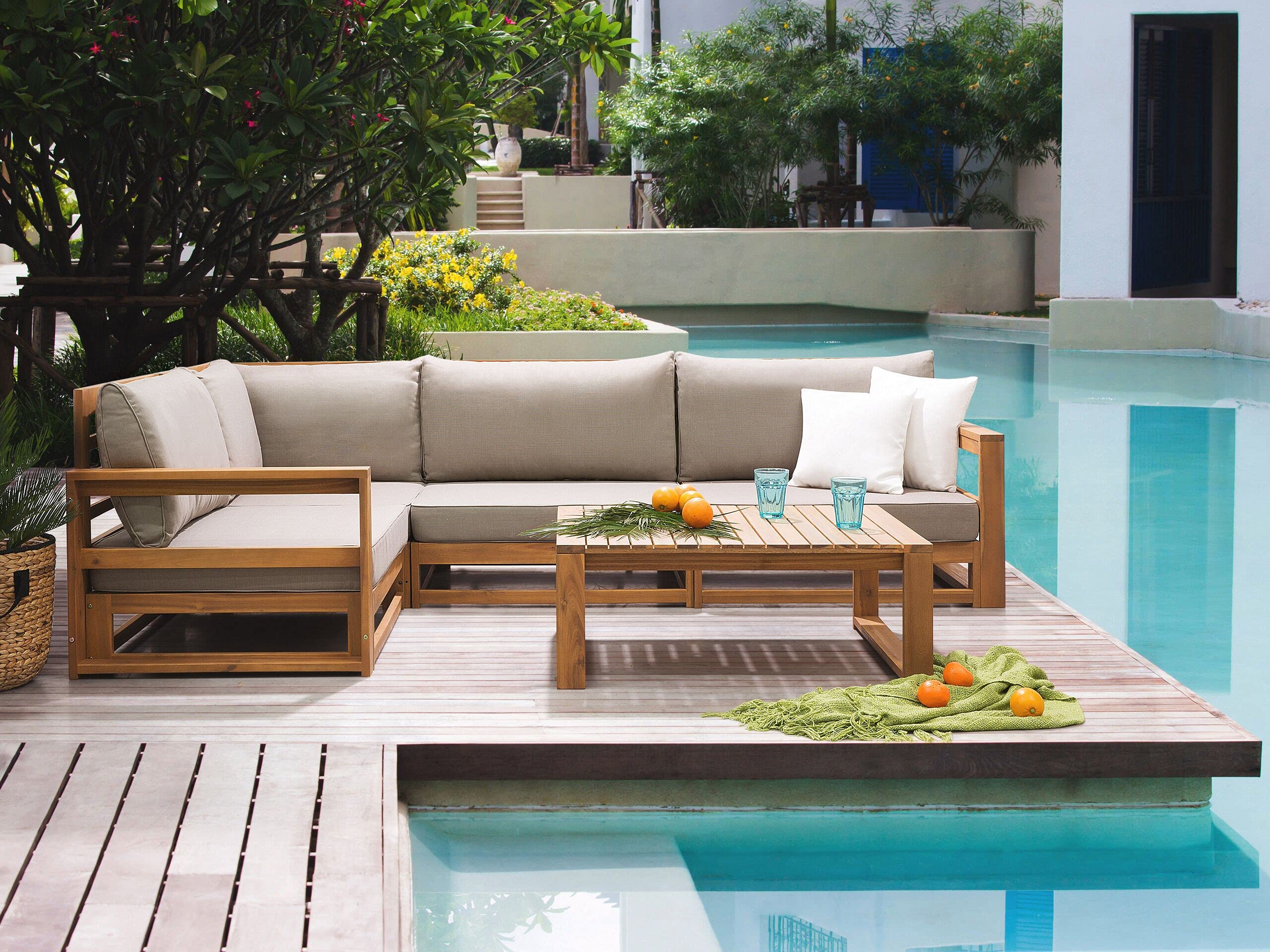 beliani-timor-loungeset-akazienholz-grau-4-personen image 3