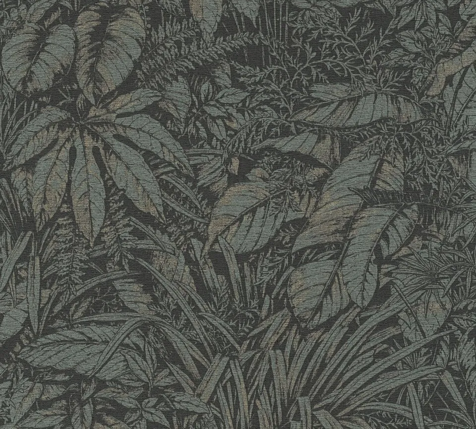 a-s-cr-ation-livingwalls-palmenblatt-vliestapete-gr-n-10-05m image 1