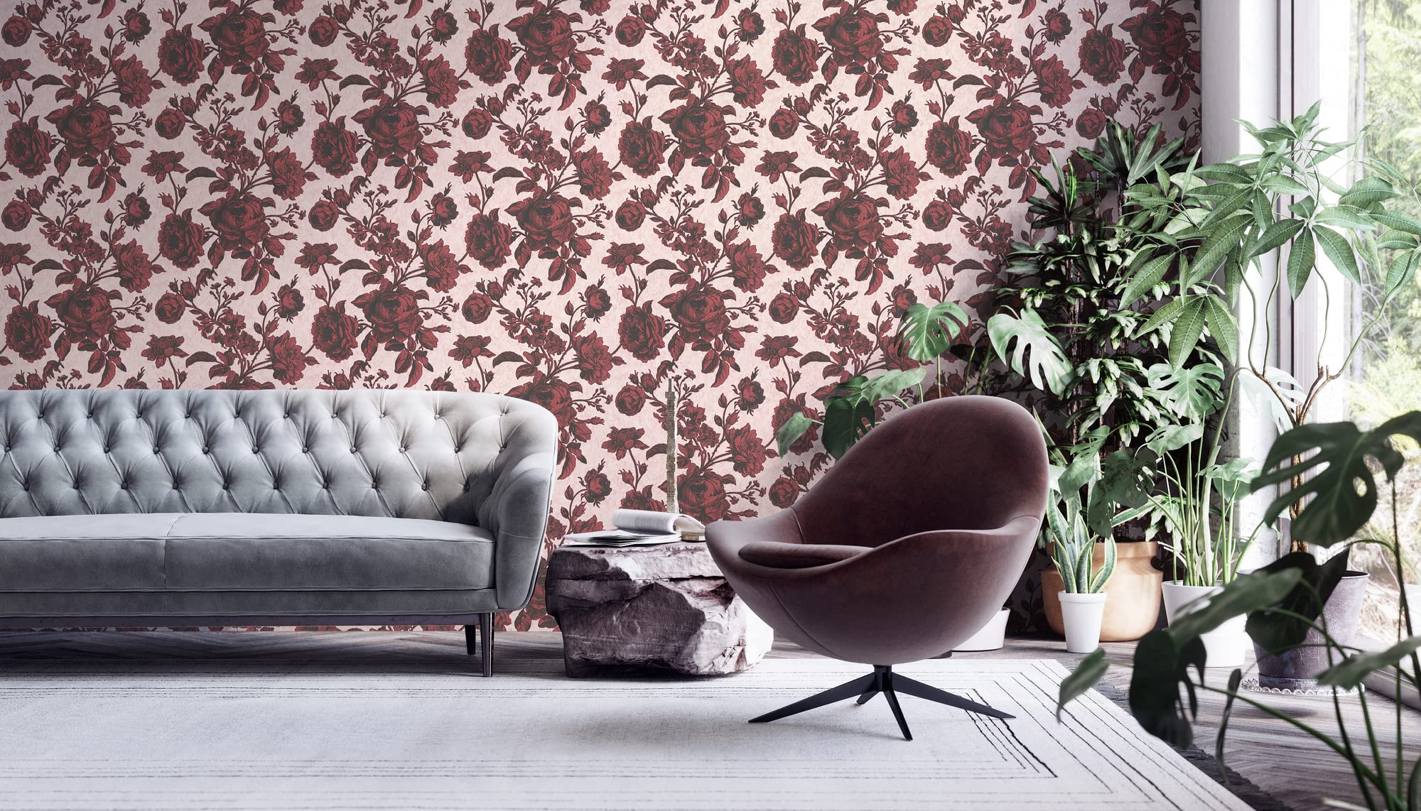 a-s-cr-ation-my-home-my-spa-387004-vliestapete-rot-rosa image 3