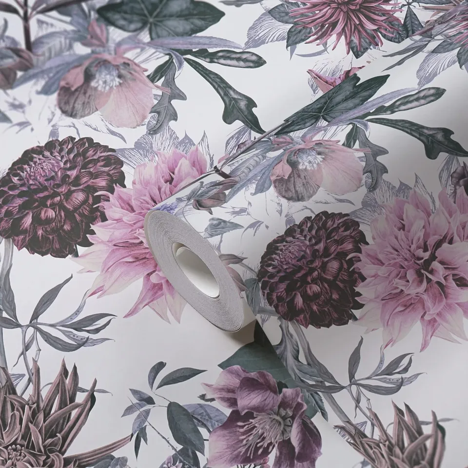 a-s-cr-ation-dream-flowery-381752-vliestapete-blumen-wei-lila image 1