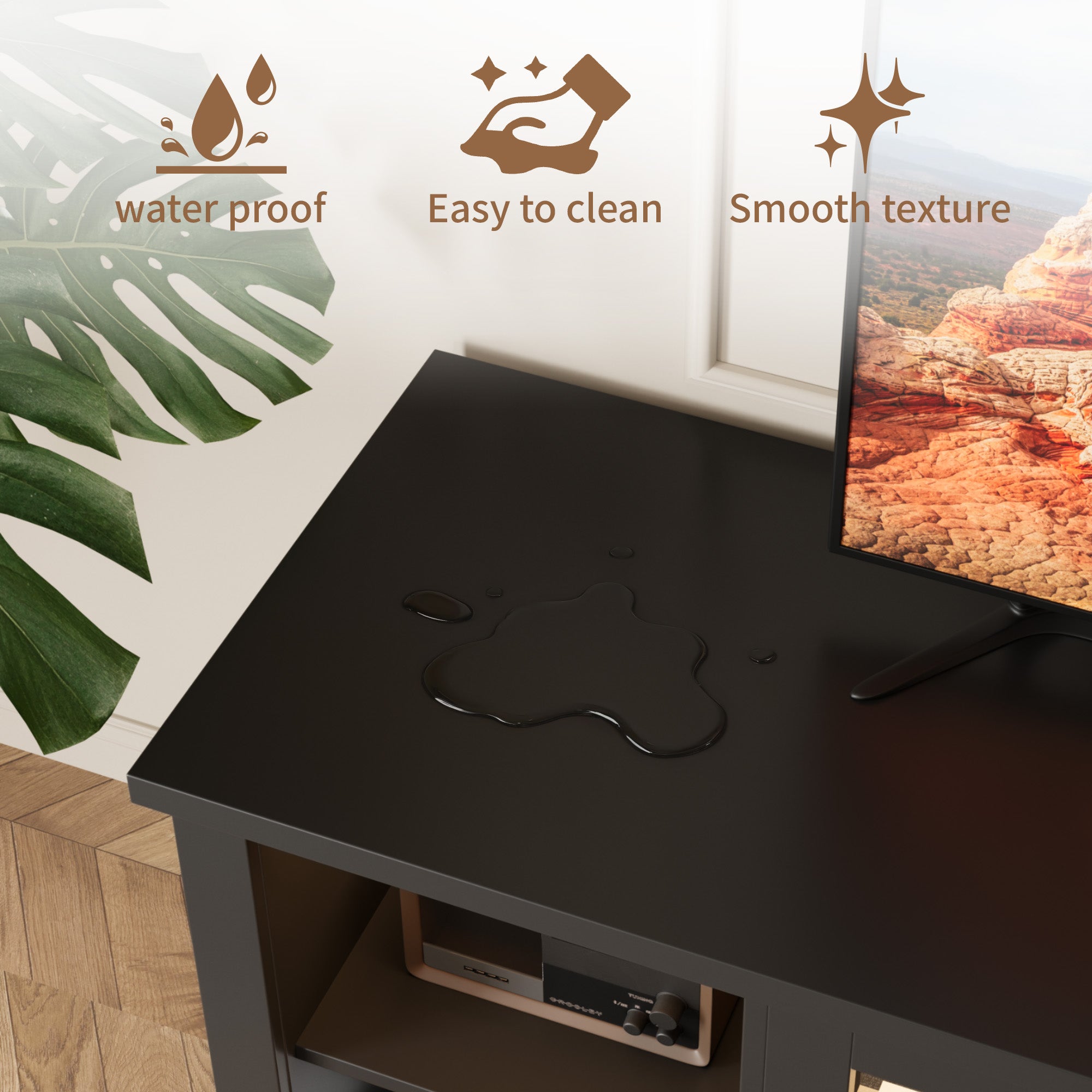 homall-tv-stand-tv-schrank-schwarz-65-zoll-mit-led image 8