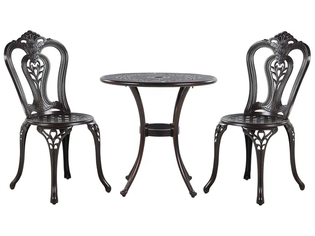beliani-bovino-bistro-set-aluminium-braun-tisch-2-st-hle-vintage image 1