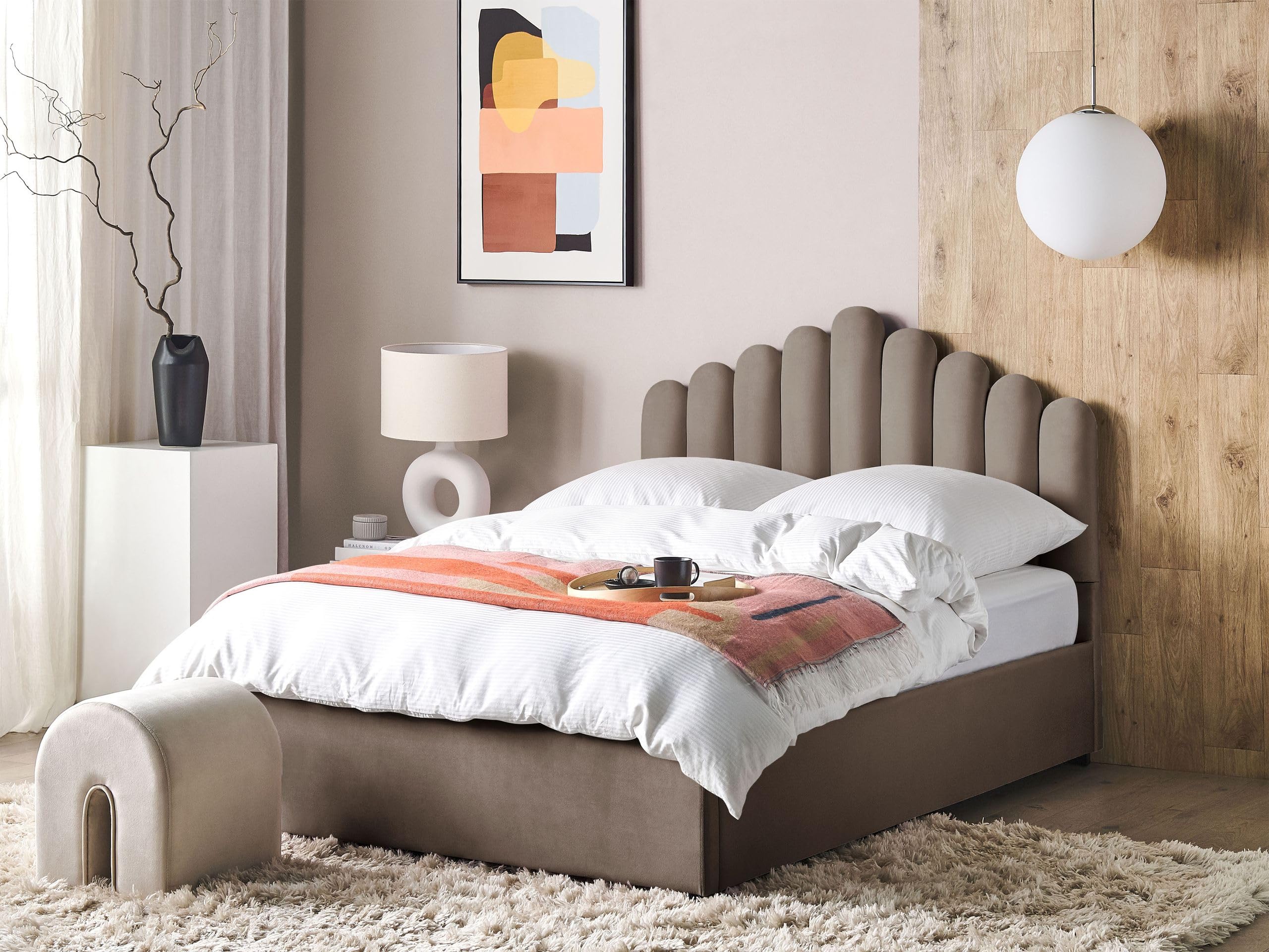 beliani-vincennes-polsterbett-140x200-samt-taupe-mit-stauraum image 2