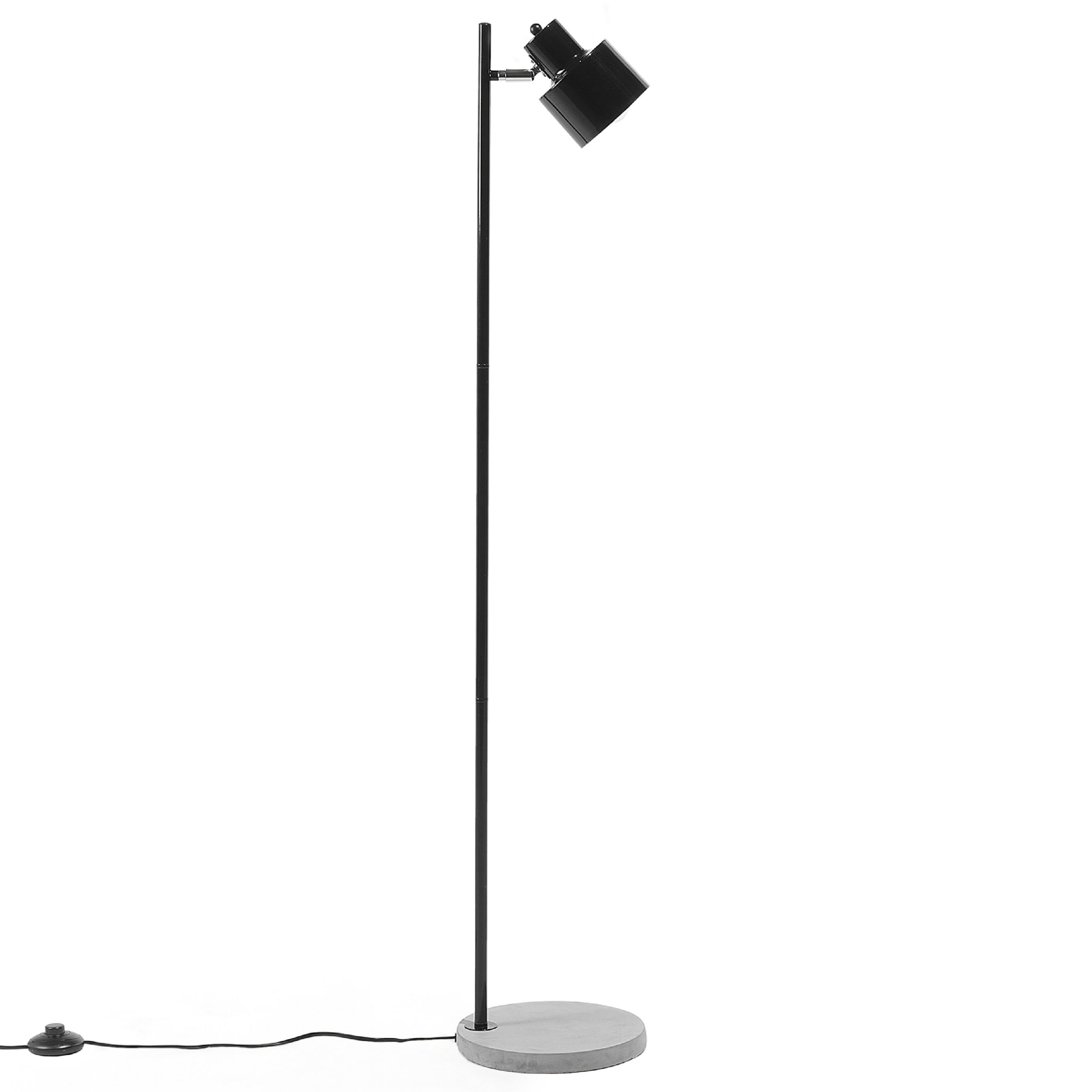 beliani-corbones-stehlampe-metall-beton-schwarz-149-cm image 4