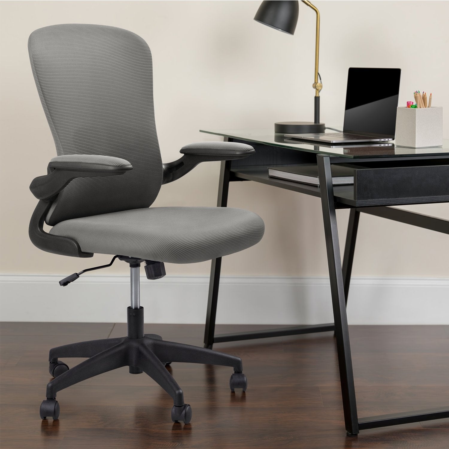 homall-office-mesh-chair-b-rostuhl-grau-ergonomisch image 6