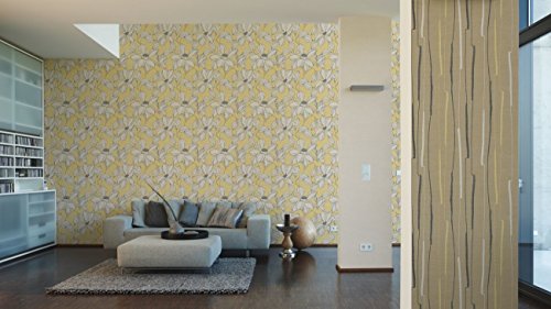 a-s-cr-ation-urban-flowers-327945-vliestapete-creme-uni image 8