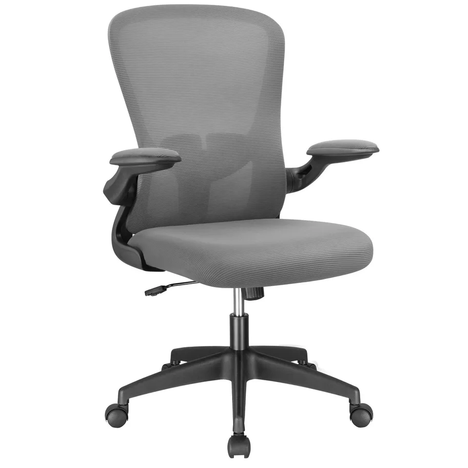 homall-office-mesh-chair-b-rostuhl-grau-ergonomisch image 1