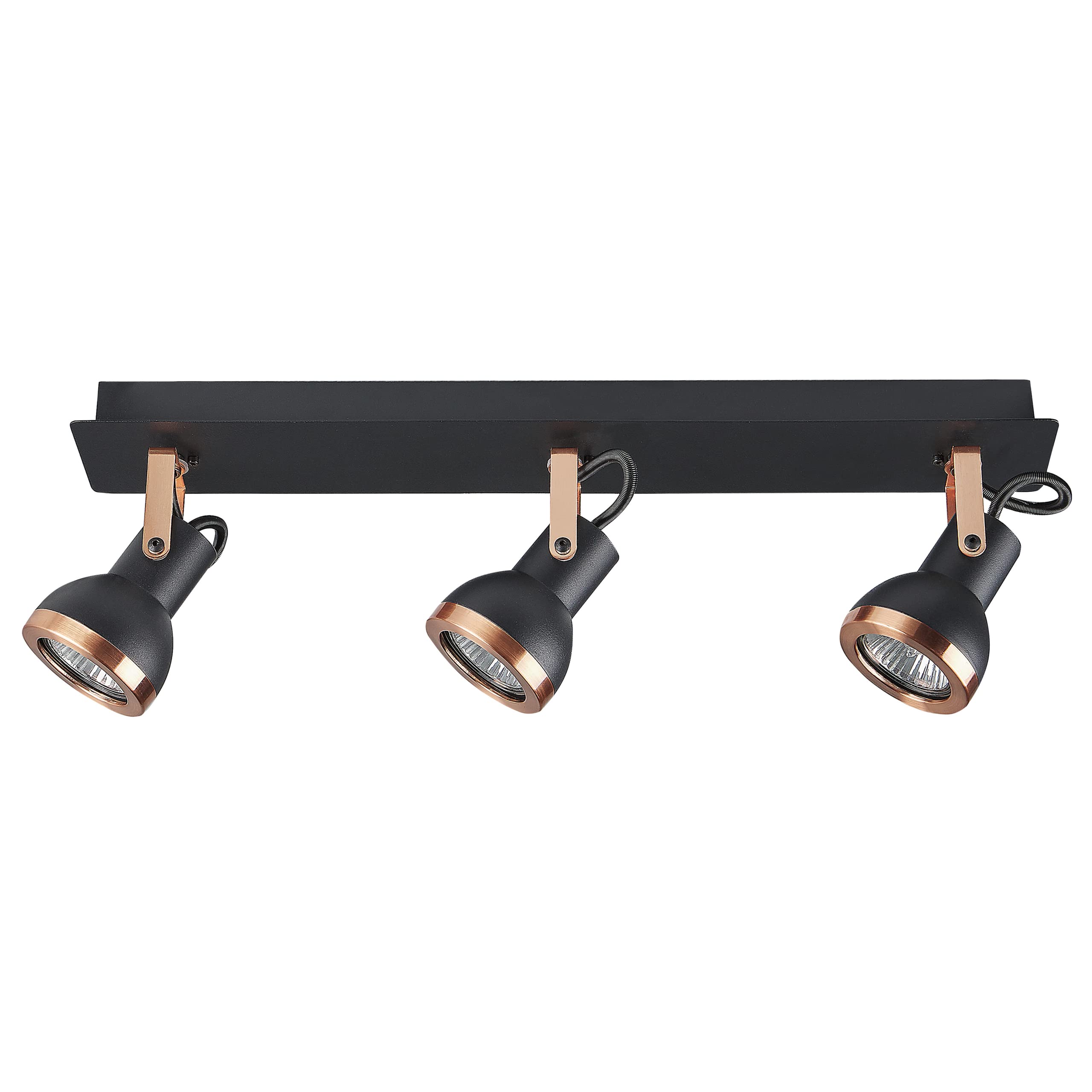 beliani-baro-deckenlampe-3-flammig-schwarz-kupfer-metall image 4