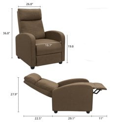 homall-recliner-chair-fernsehsessel-pu-leder-schwarz-90-180-grad image 7