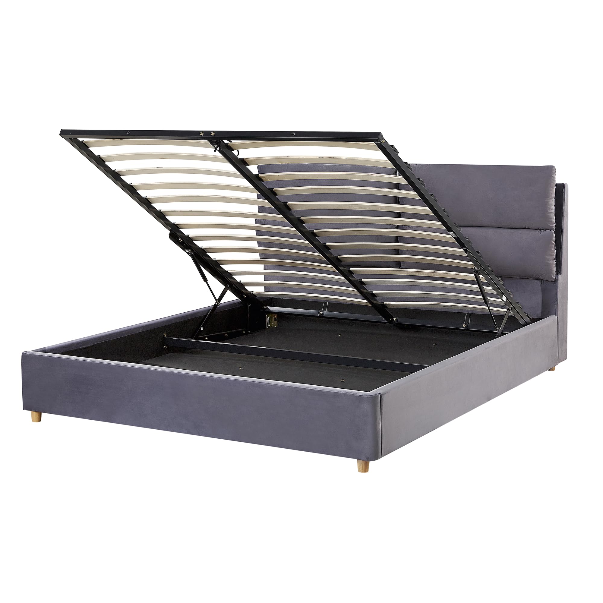 beliani-batilly-doppelbett-grau-140x200-samt-mit-bettkasten image 7
