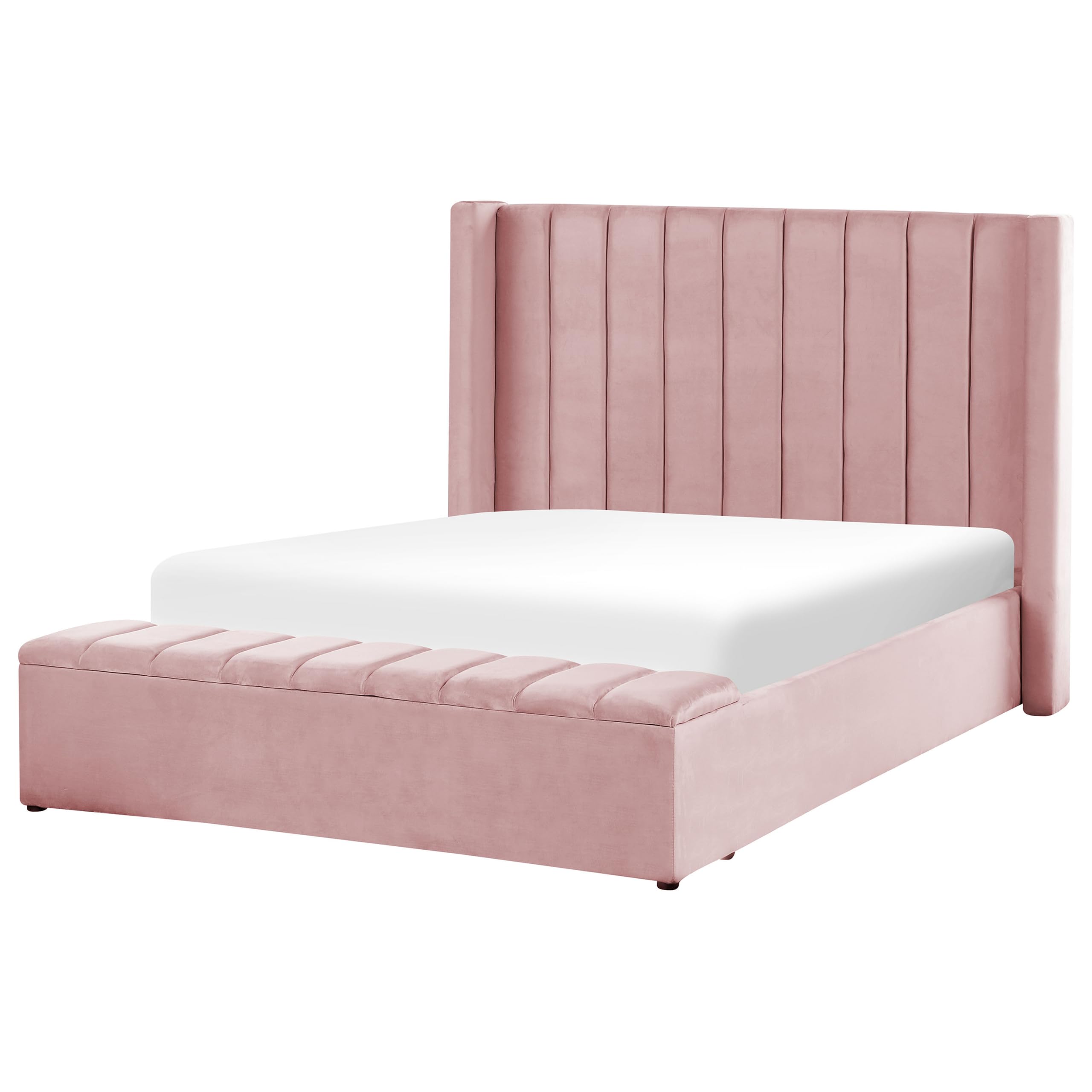 beliani-noyers-samtbett-140-x-200-rosa-mit-stauraum image 5