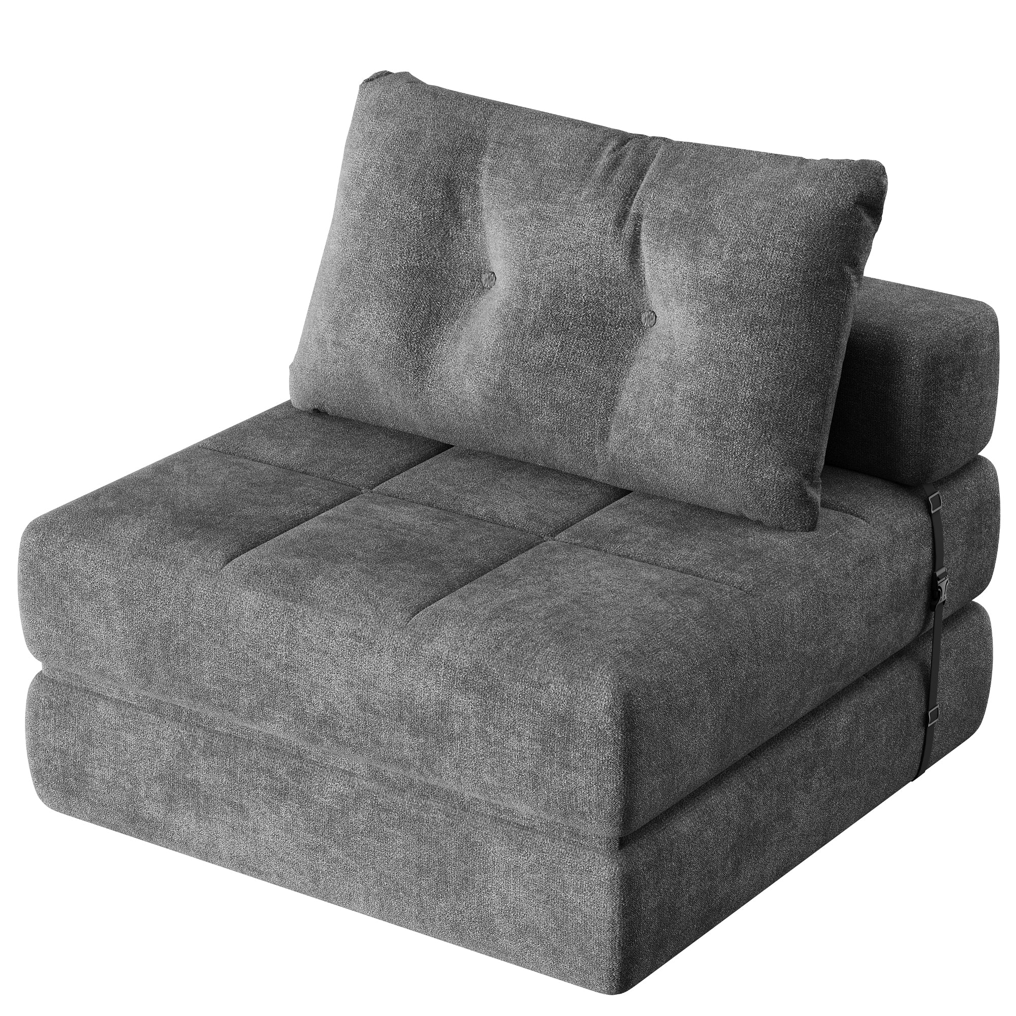 homall-sofa-klappsofa-schlafsofa-grau-schaumstoff image 8